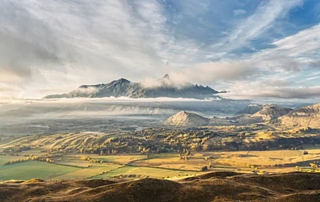 Free download Photography Queenstown Mountain Clouds Sky Landscape 8K Wallpaper, Wallpaper(s) website provided.