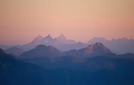 Free download Sunset Nature Landscape National Park Mountains 4K Wallpaper, Wallpaper(s) website provided.