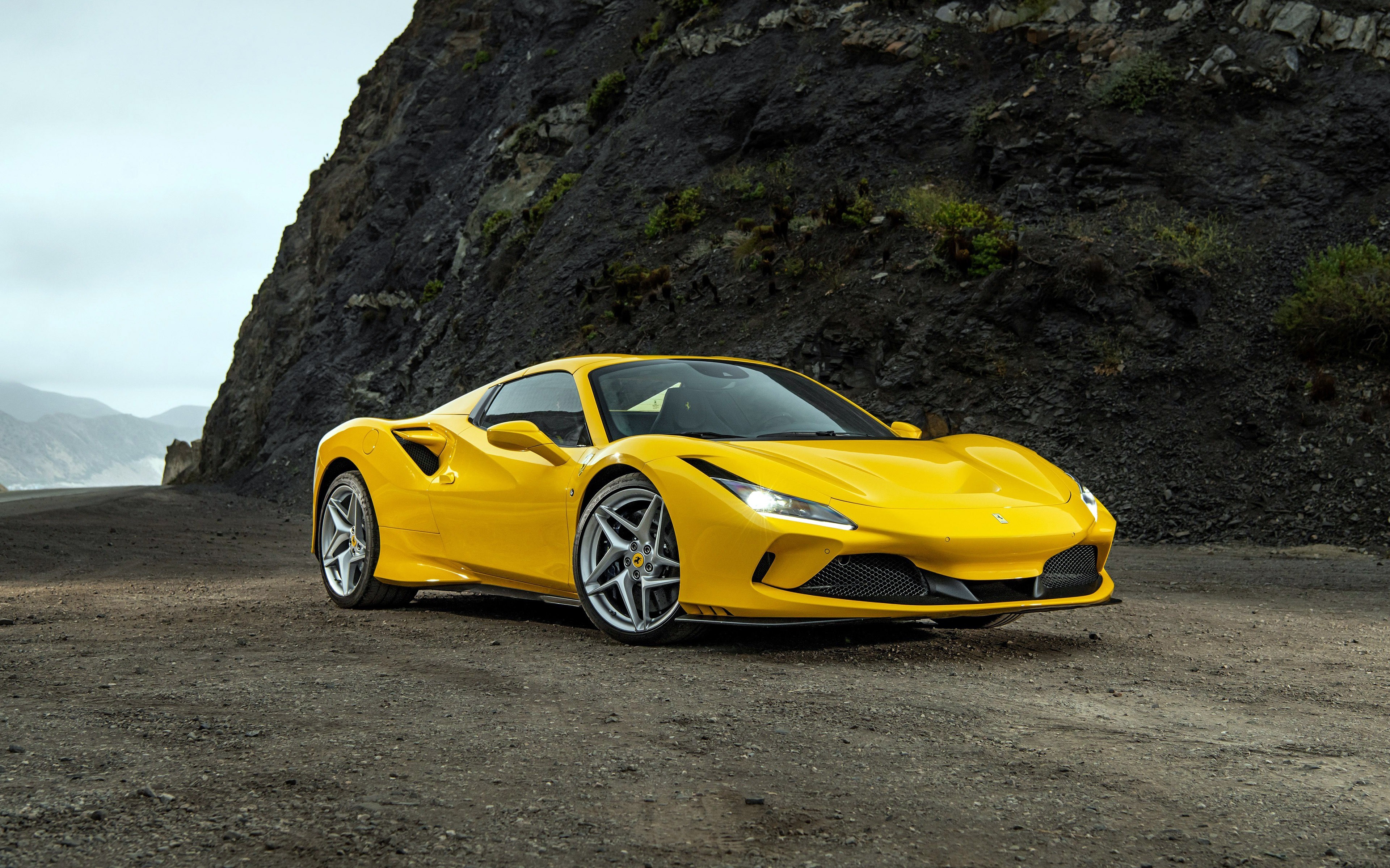 Free download Car Ferrari Mountain Road Computer Wallpaper 4K Wallpaper, Wallpaper(s) website provided.