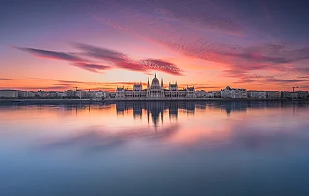 Free download landscape architecture sky cloud water building crane prime time morning river 4K wallpaper, Wallpaper(s) website provided.