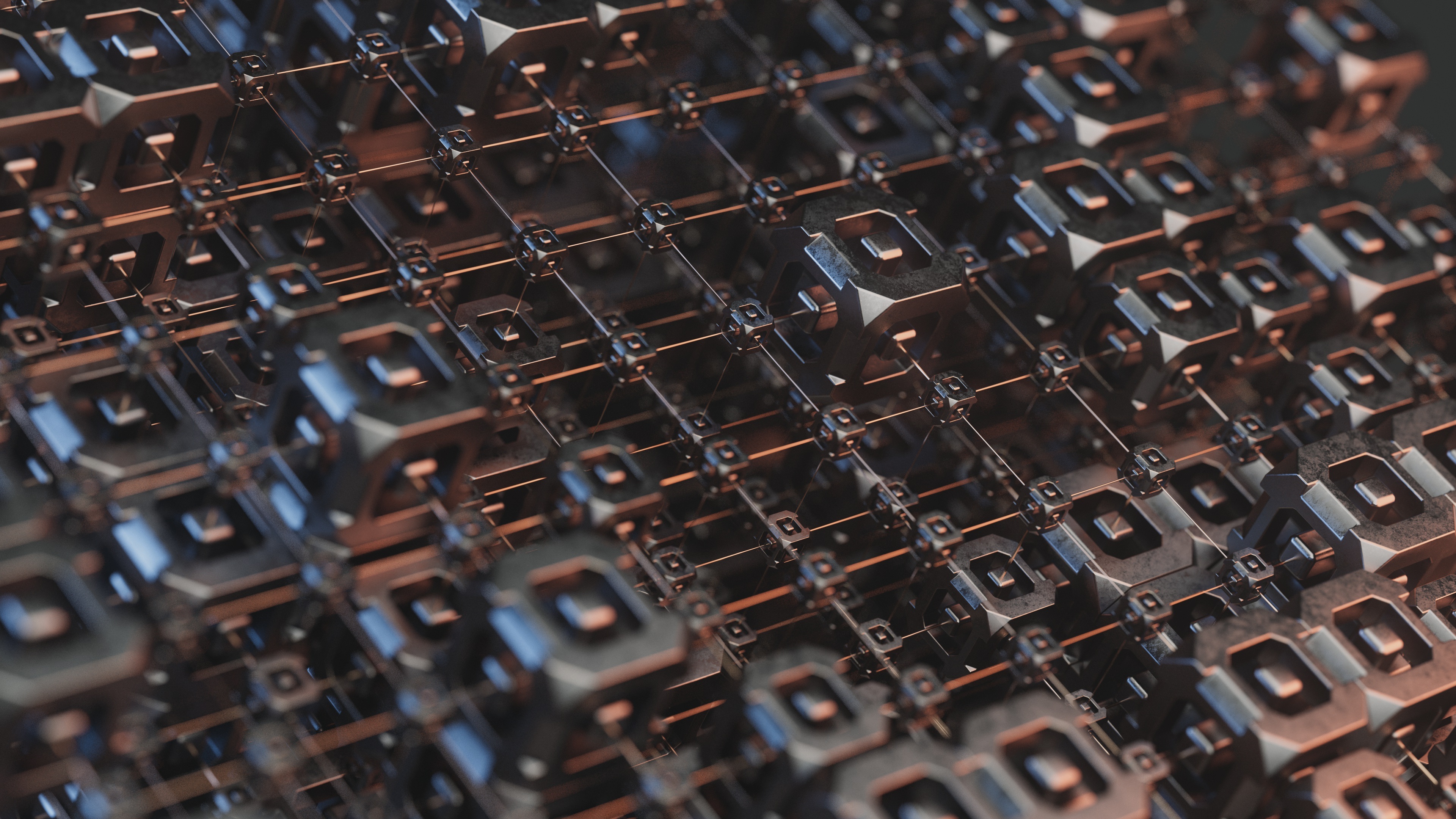 Free download Machinery AI Art Abstract Science Fiction Future Technology Computer Wallpaper 4K Wallpaper, Wallpaper(s) website provided.