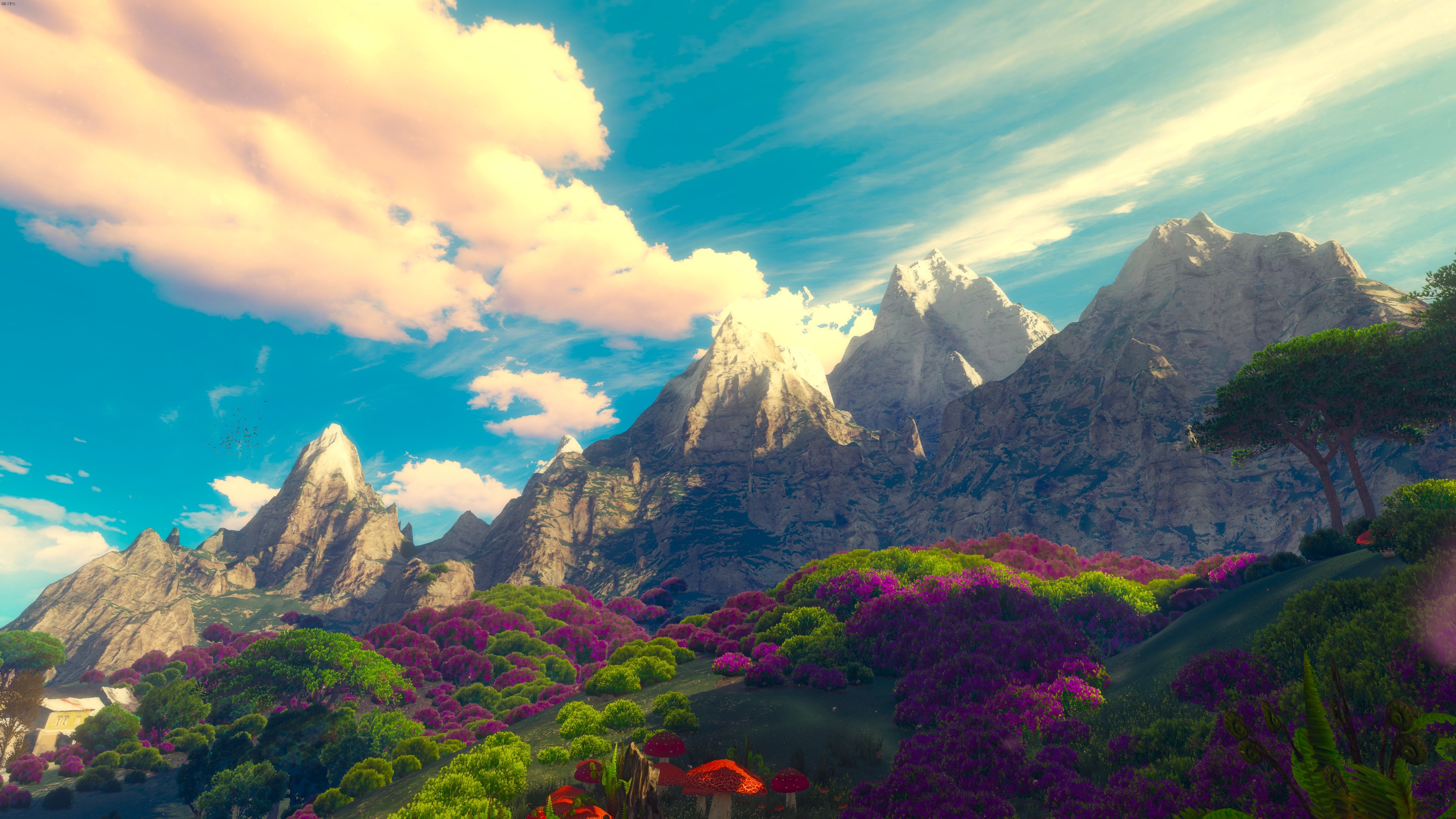 Free download Happy Wizard Wild Hunting Landscape Game CG Sky Cloud Green Sunset Sun 4K Wallpaper, Wallpaper(s) website provided.