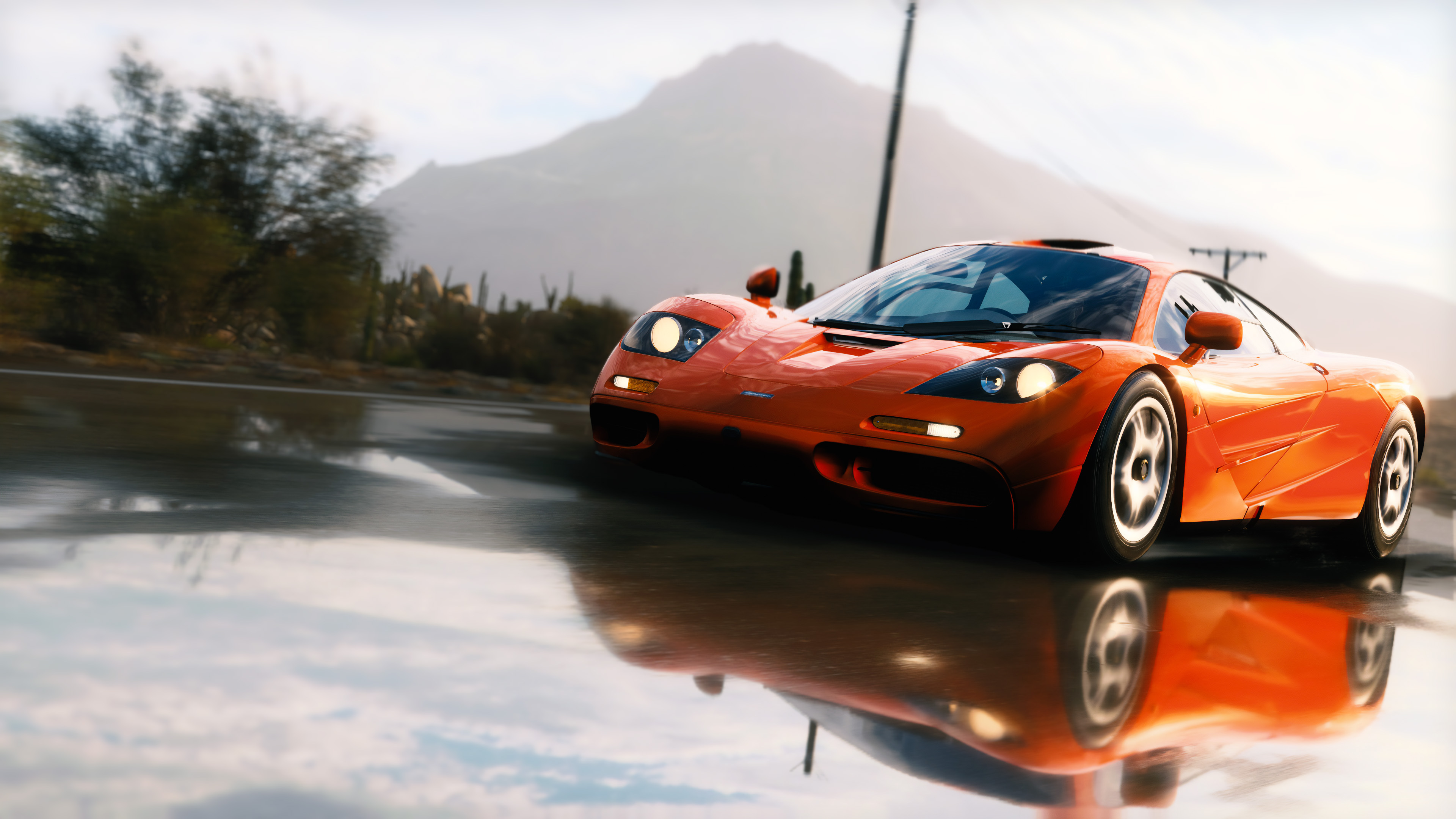 Free download Sports Car Reflection McLaren Computer Wallpaper 4K Wallpaper, Wallpaper(s) website provided.