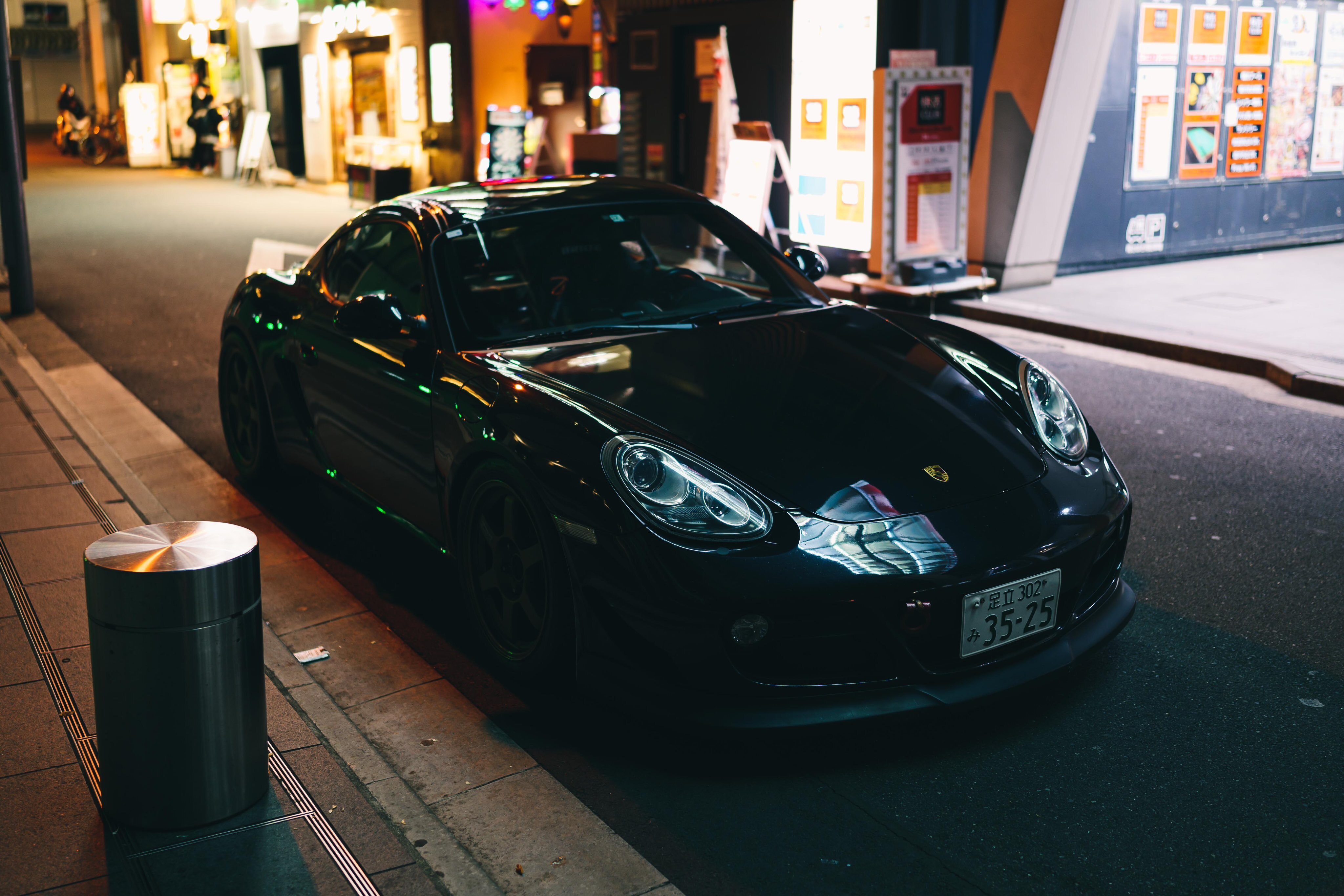 Free download Car Black Porsche Cayman Computer Wallpaper 4K Wallpaper, Wallpaper(s) website provided.