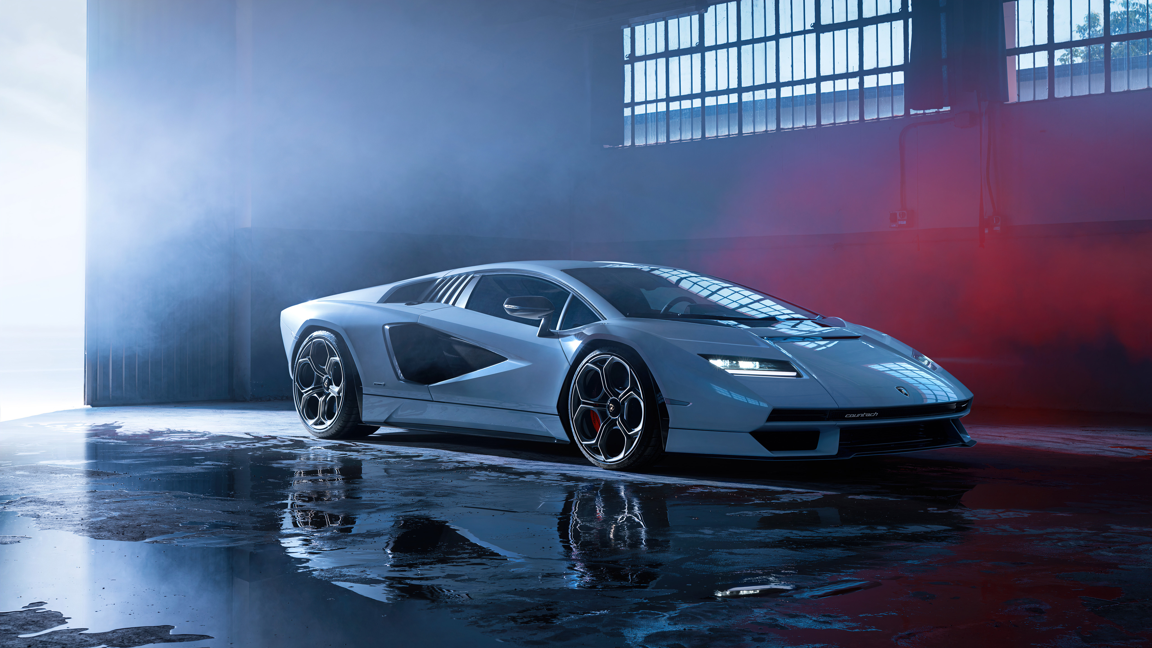 Free download Lamborghini Car Supercar Vehicle Sports Car White Computer Wallpaper 4K Wallpaper, Wallpaper(s) website provided.