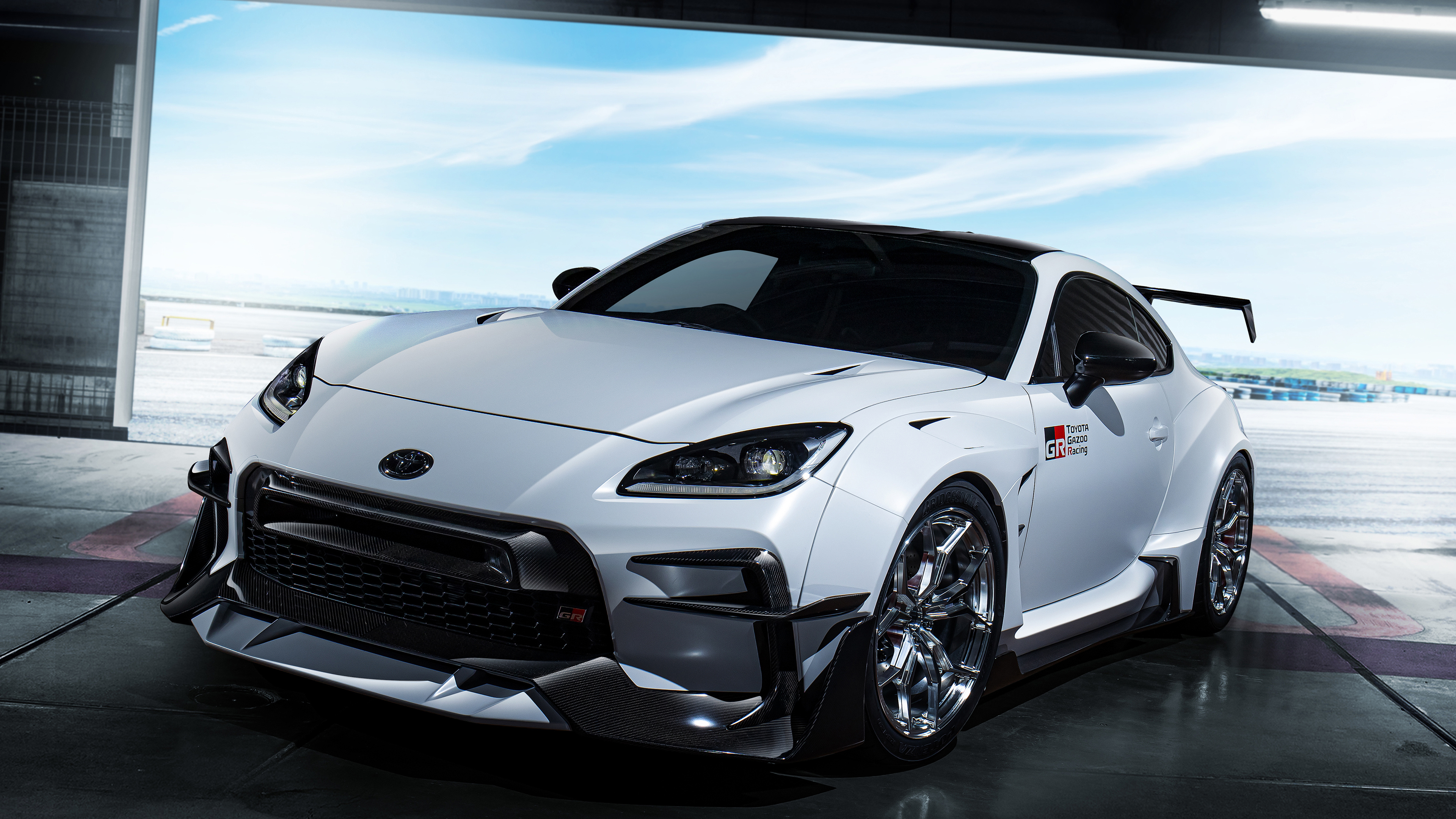 Free download Toyota Racing Supercar Vehicle Sedan White Car Computer Wallpaper 4K Wallpaper, Wallpaper(s) website provided.