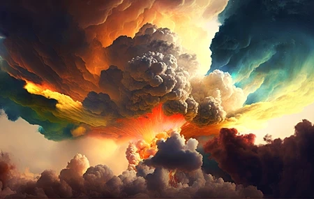 Free download Art Cloud Color Sky 4K Wallpaper, Wallpaper(s) website provided.