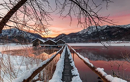 Free download Winter Cold Outdoor Snow Scenery Nature 4K Wallpaper, Wallpaper(s) website provided.