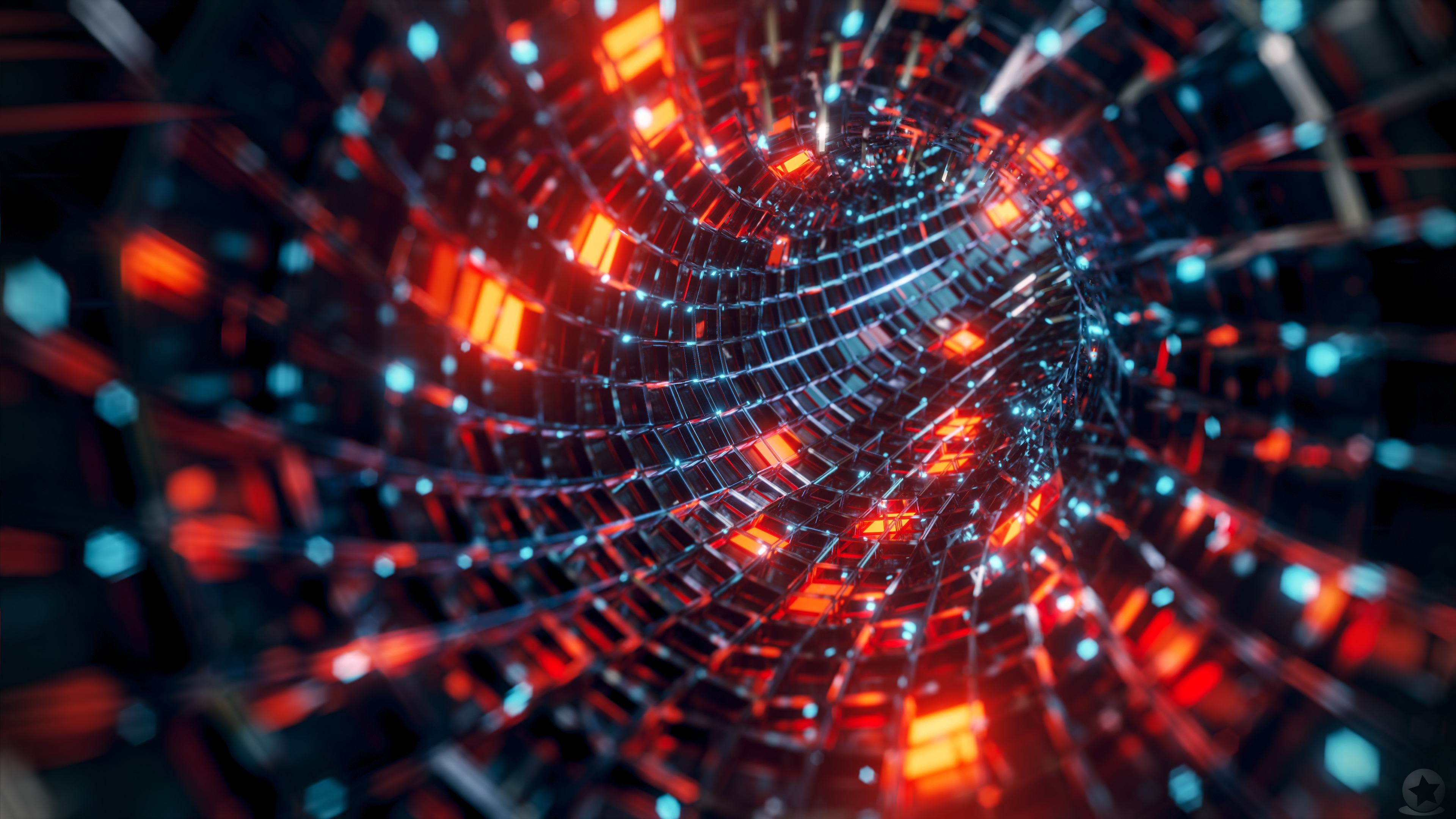 Free download Tunnel Abstract Technology Curve Science Fiction Novel Metal Photometric 4K Wallpaper, Wallpaper(s) website provided.