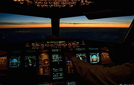 Free download Pilot Aircraft Airbus Cockpit Sunset Technology Low Light 4K Wallpaper, Wallpaper(s) website provided.