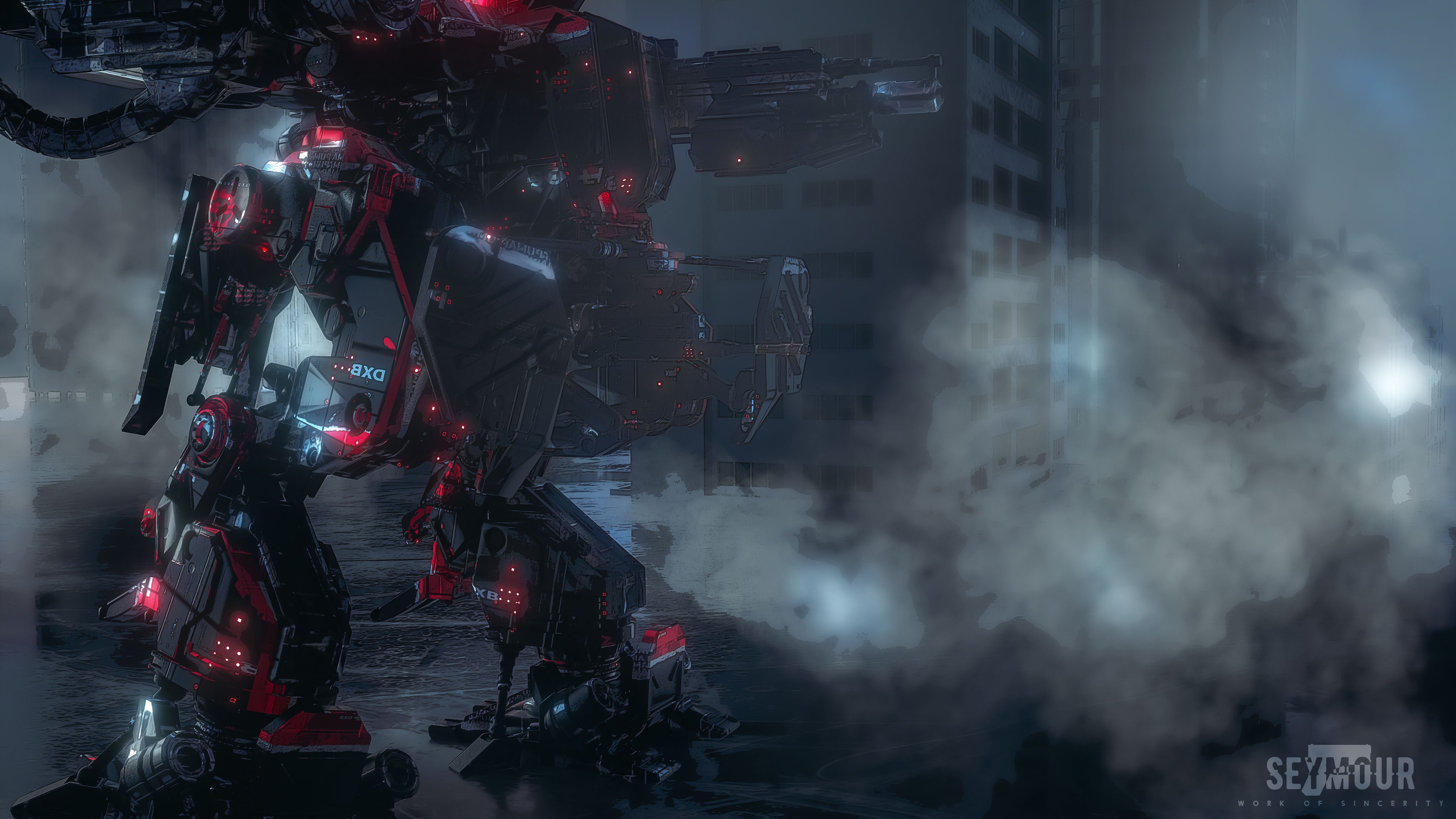 Free download Mecha Science Fiction Machinery Fight Game Computer Wallpaper 4K Wallpaper, Wallpaper(s) website provided.