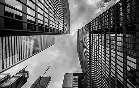 Free download Photography modern architecture skyscraper monochrome city landscape palace architecture cloud 4K wallpaper, Wallpaper(s) website provided.