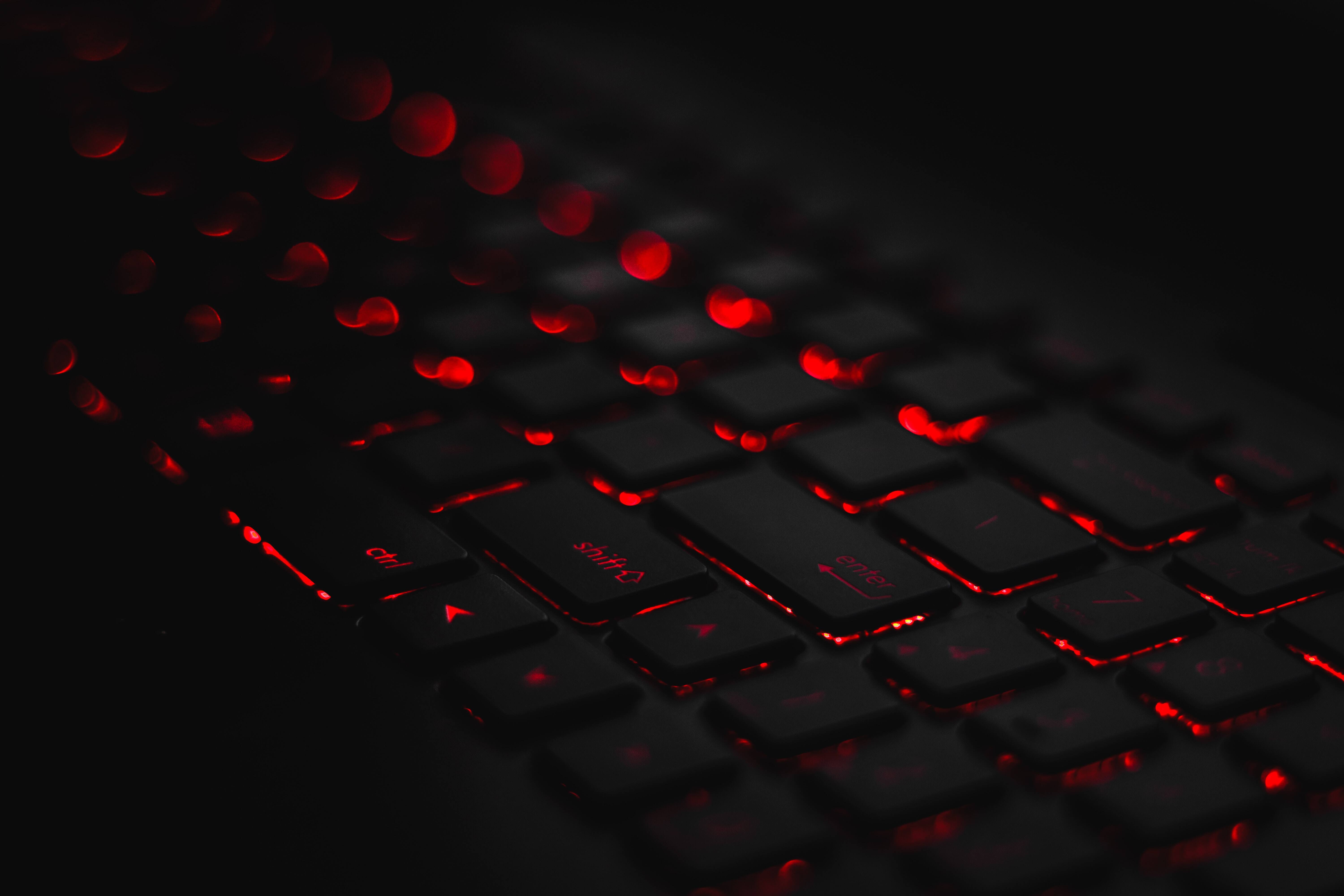 Free download Keyboard Light Computer Minimalism 4K Wallpaper, Wallpaper(s) website provided.