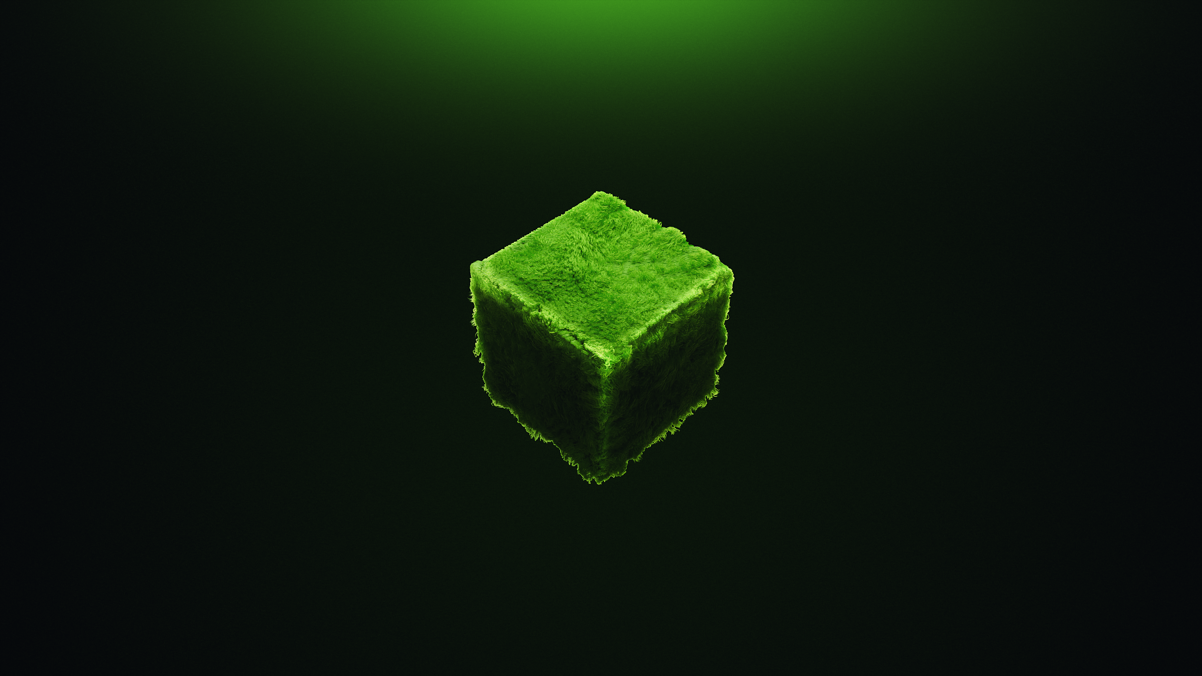 Free download AI Art Abstract Abstract Minecraft Video Game Grass Cube Game Gradient Green Background Ray Tracking 4K Wallpaper, Wallpaper(s) website provided.