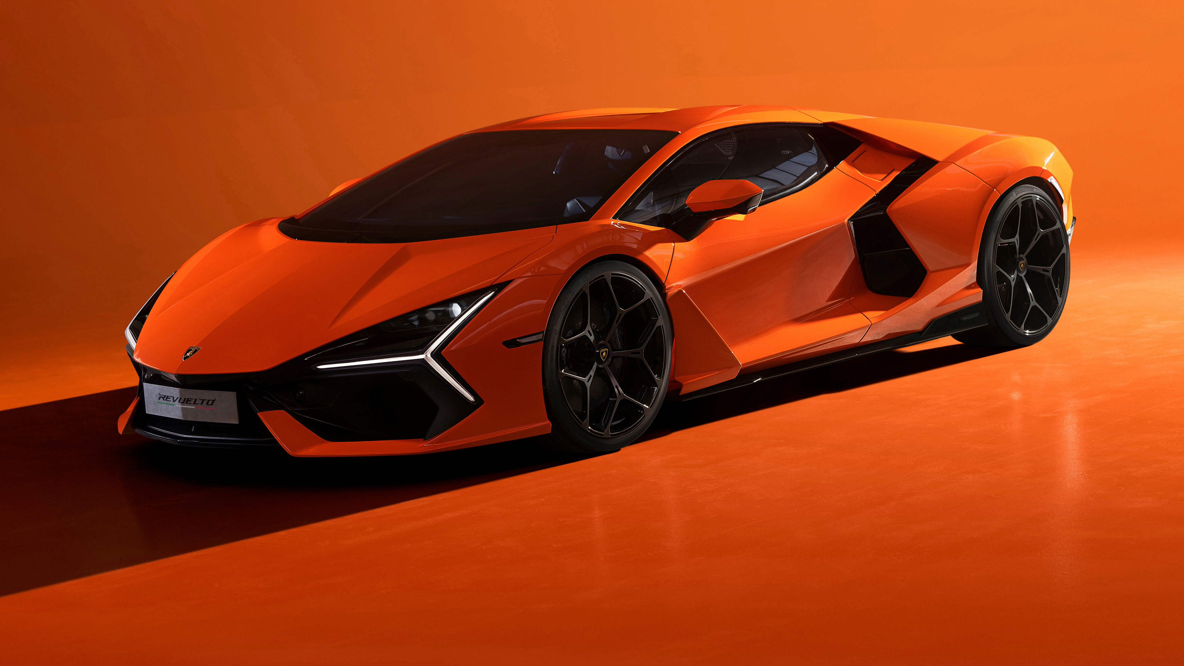 Free download Lamborghini Car Orange Vehicle Sports Car Minimalism Simple Background Computer Wallpaper 4K Wallpaper, Wallpaper(s) website provided.