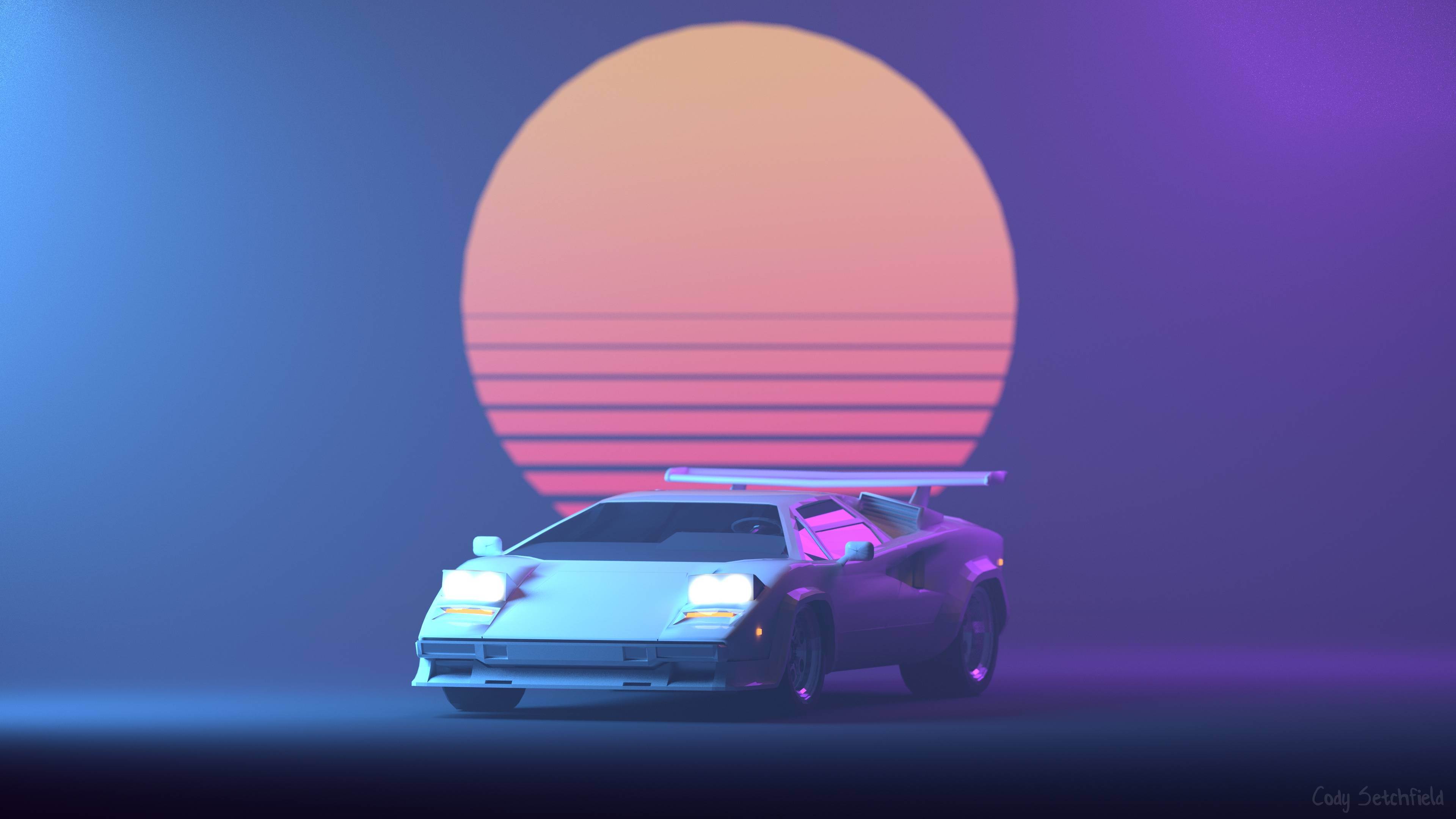 Free download Car Blue Simple Background Lamborghini Headlight Lamborghini 4K Wallpaper, Wallpaper(s) website provided.