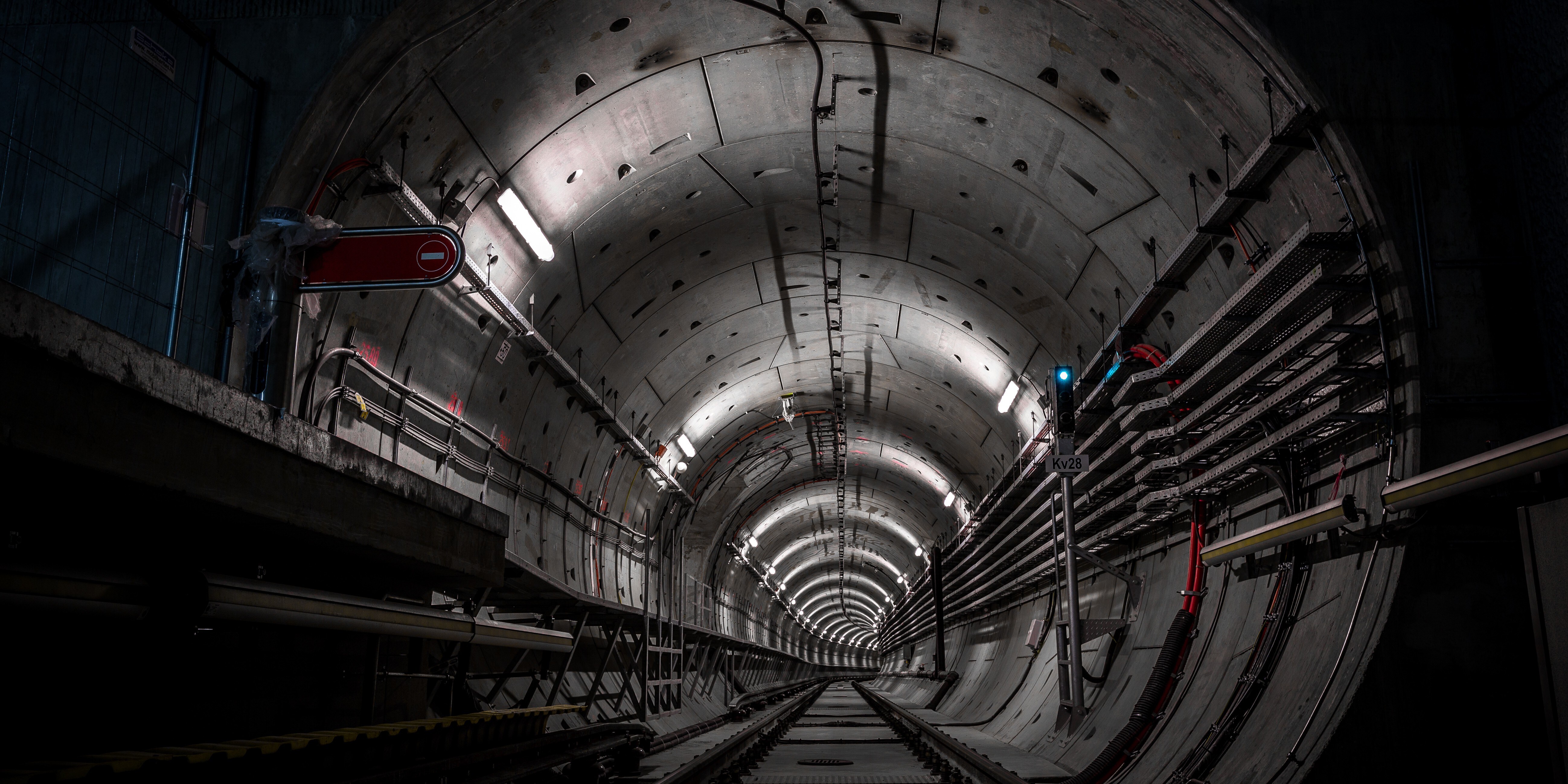 Free download Underground Tunnel Building Subway Technology Computer Wallpaper 4K Wallpaper, Wallpaper(s) website provided.