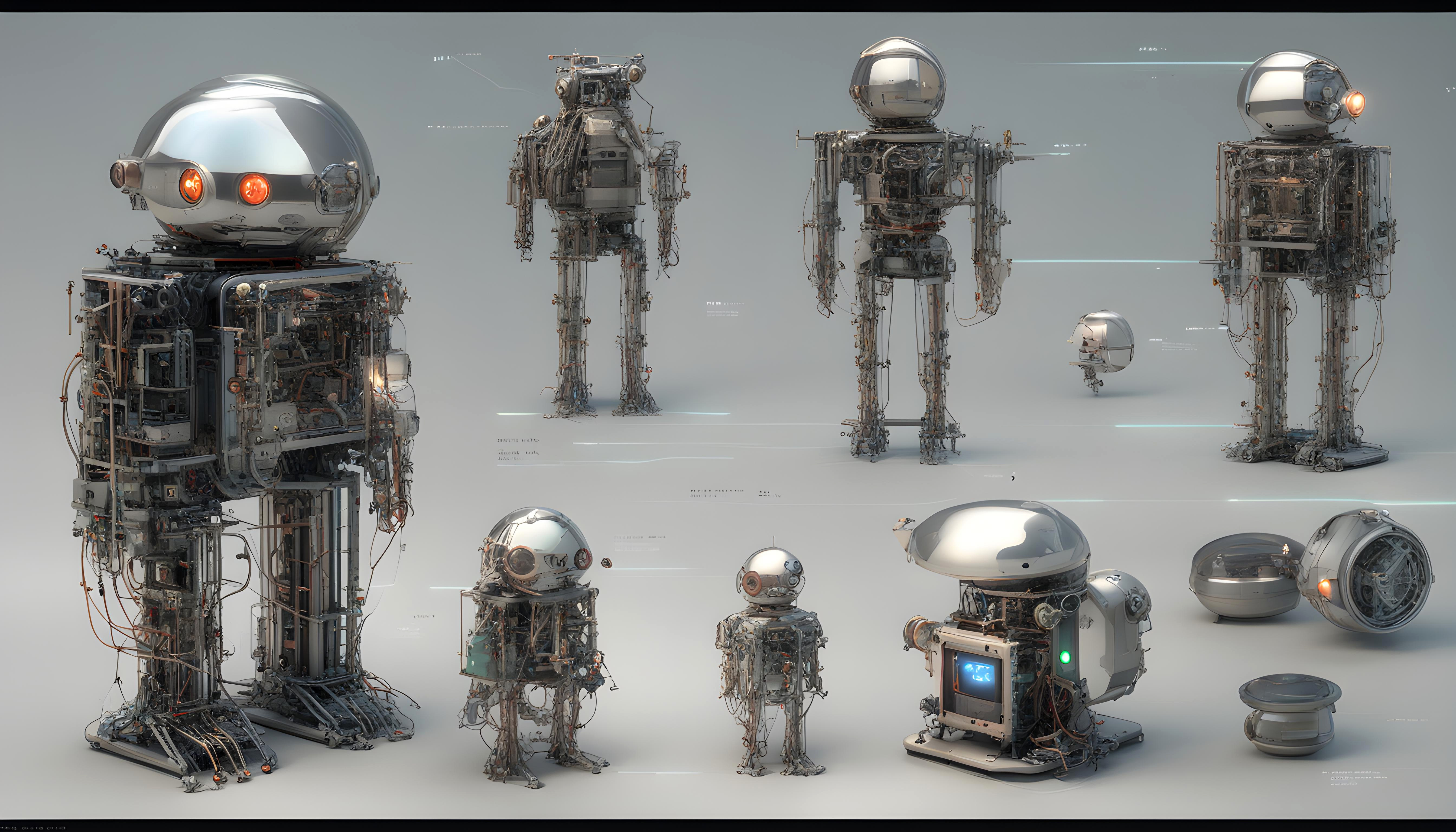 Free download Artificial Intelligence Art Robot Concept Art Computer Wallpaper 4K Wallpaper, Wallpaper(s) website provided.