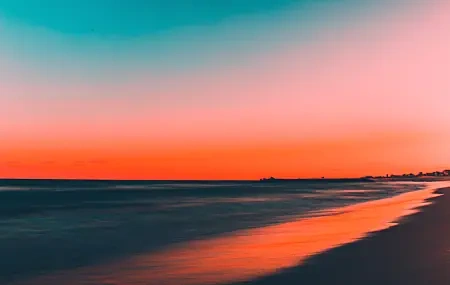 Free download Nature Beach Sunset 4K Wallpaper, Wallpaper(s) website provided.