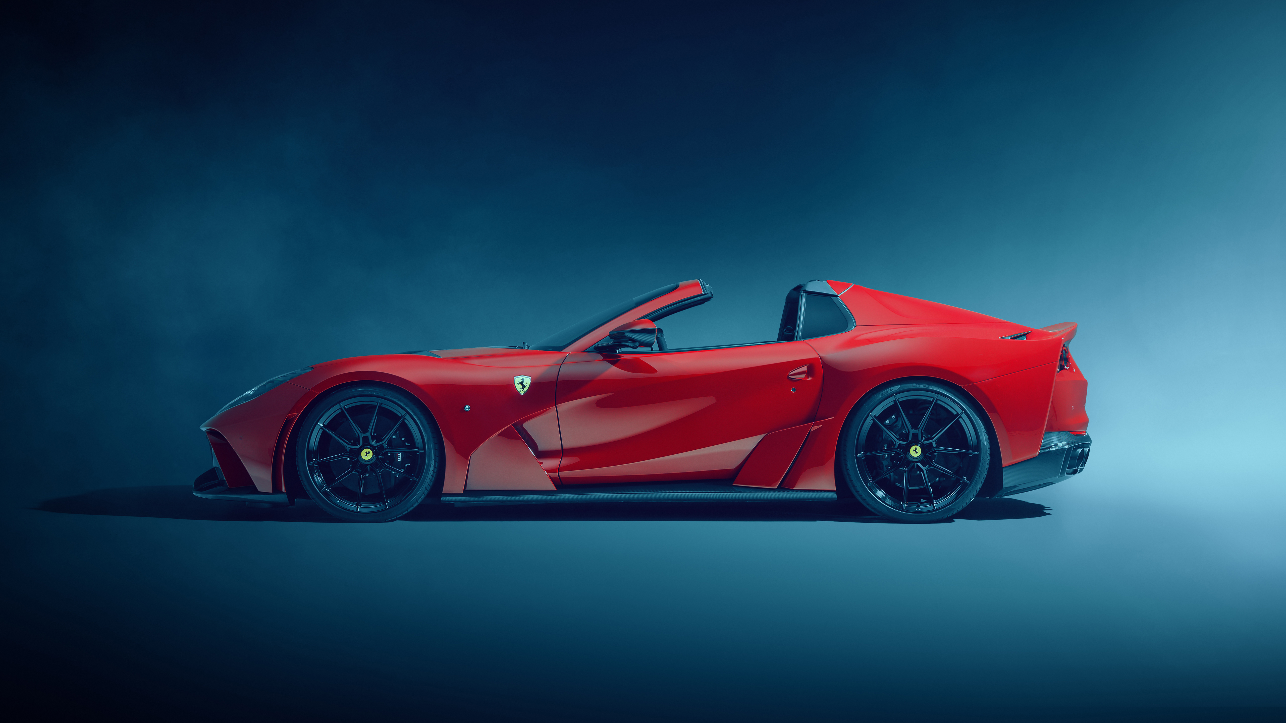 Free download Ferrari Red Supercar Car Vehicle Spotlight Computer Wallpaper 4K Wallpaper, Wallpaper(s) website provided.