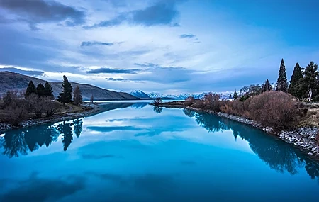 Free download Photography Landscape Lake Mountain Snow Water Sky Cloud Tree Coast Nature Reflection 4K Wallpaper, Wallpaper(s) website provided.