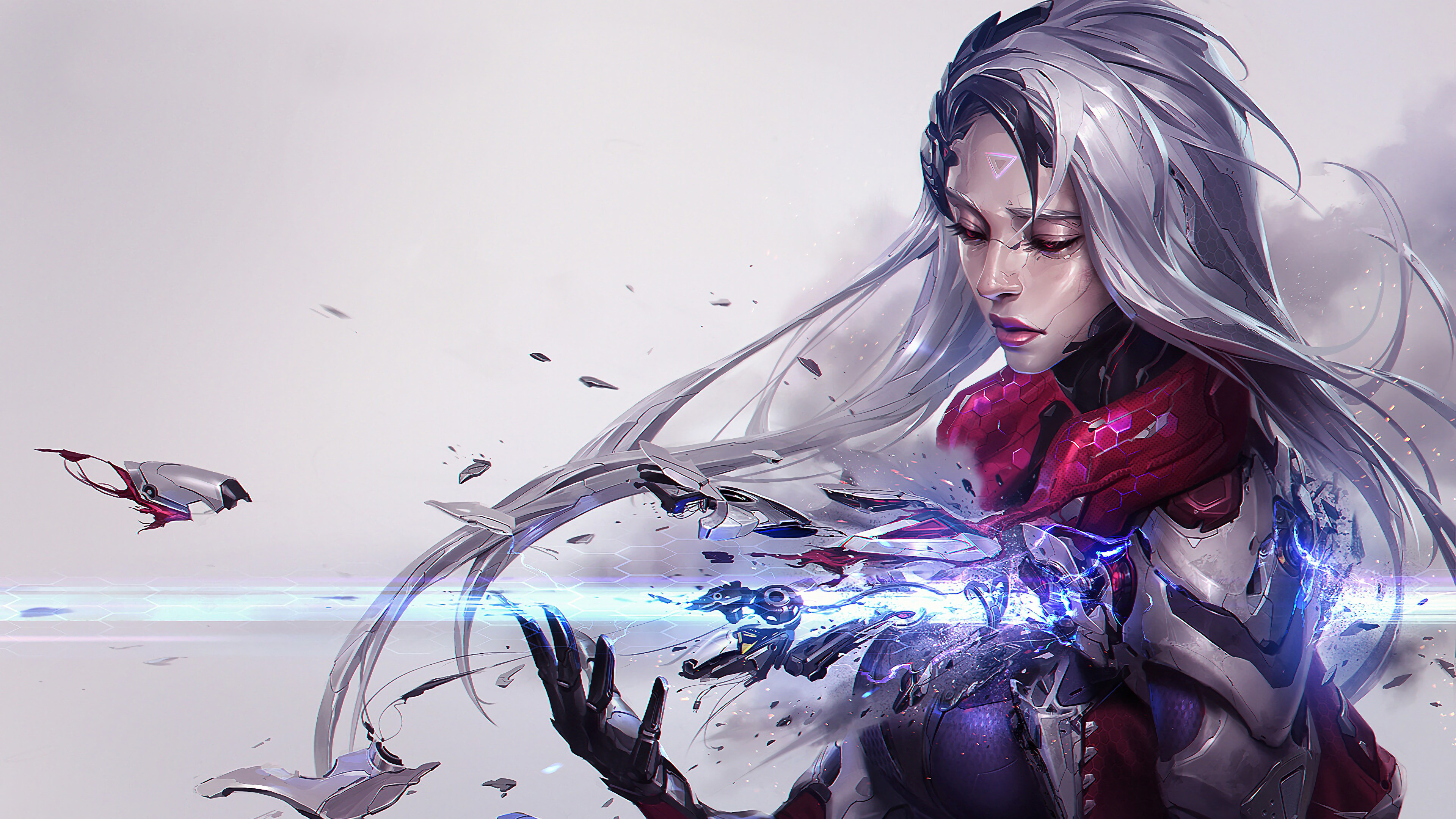 Free download League of Legends Electronic Game Art Futurism Armor Katarina 4K Wallpaper, Wallpaper(s) website provided.