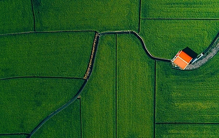 Free download Nature Farm House Field Photos Aerial View Green, 4K Wallpaper, Wallpaper(s) website provided.