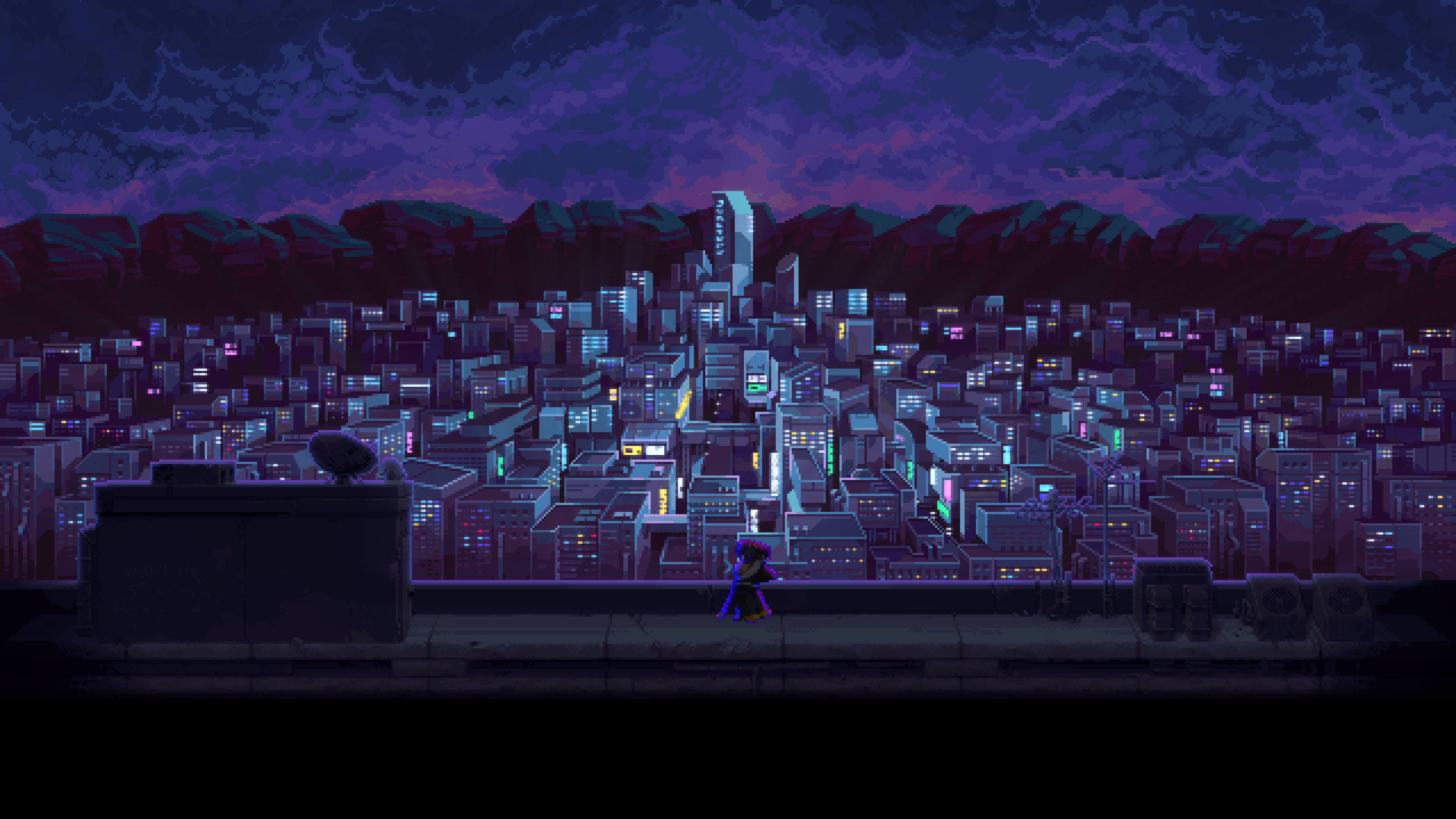 Free download Zero Samurai Cyberpunk Futuristic City Screen Screenshot 4K Wallpaper, Wallpaper(s) website provided.