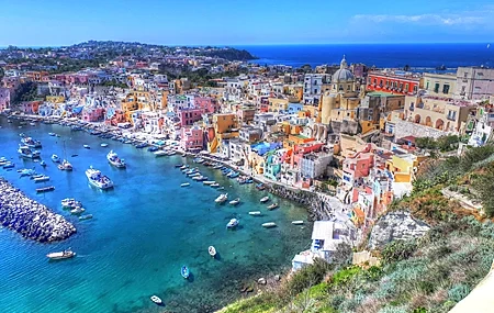 Free download house church bay ocean boat port city cityscape landscape 4K wallpaper, Wallpaper & 7wallpaper