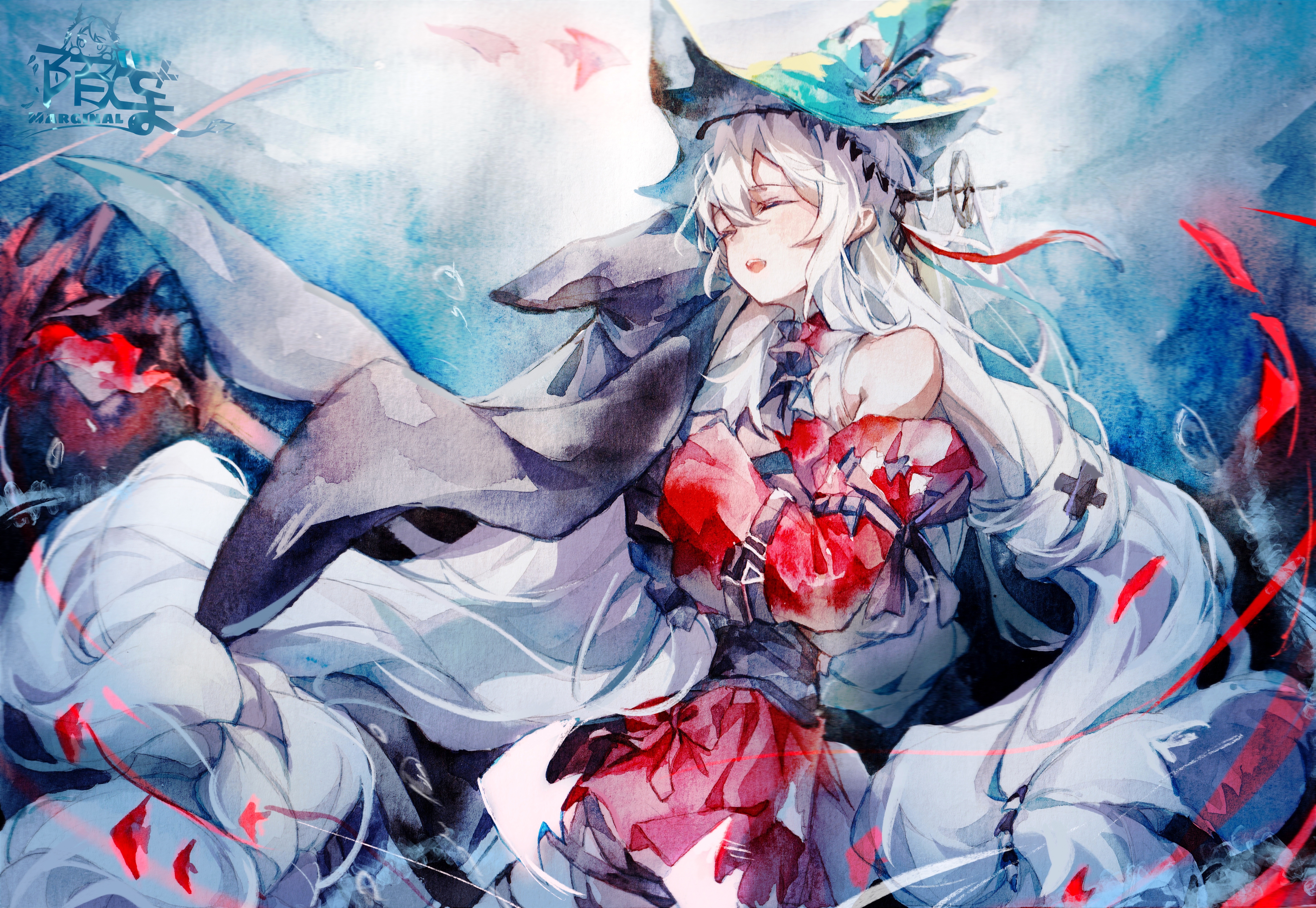 Free download The Edge of the Magic Domain Anime Girl Ark Tomorrow 4K Wallpaper, Wallpaper(s) website provided.