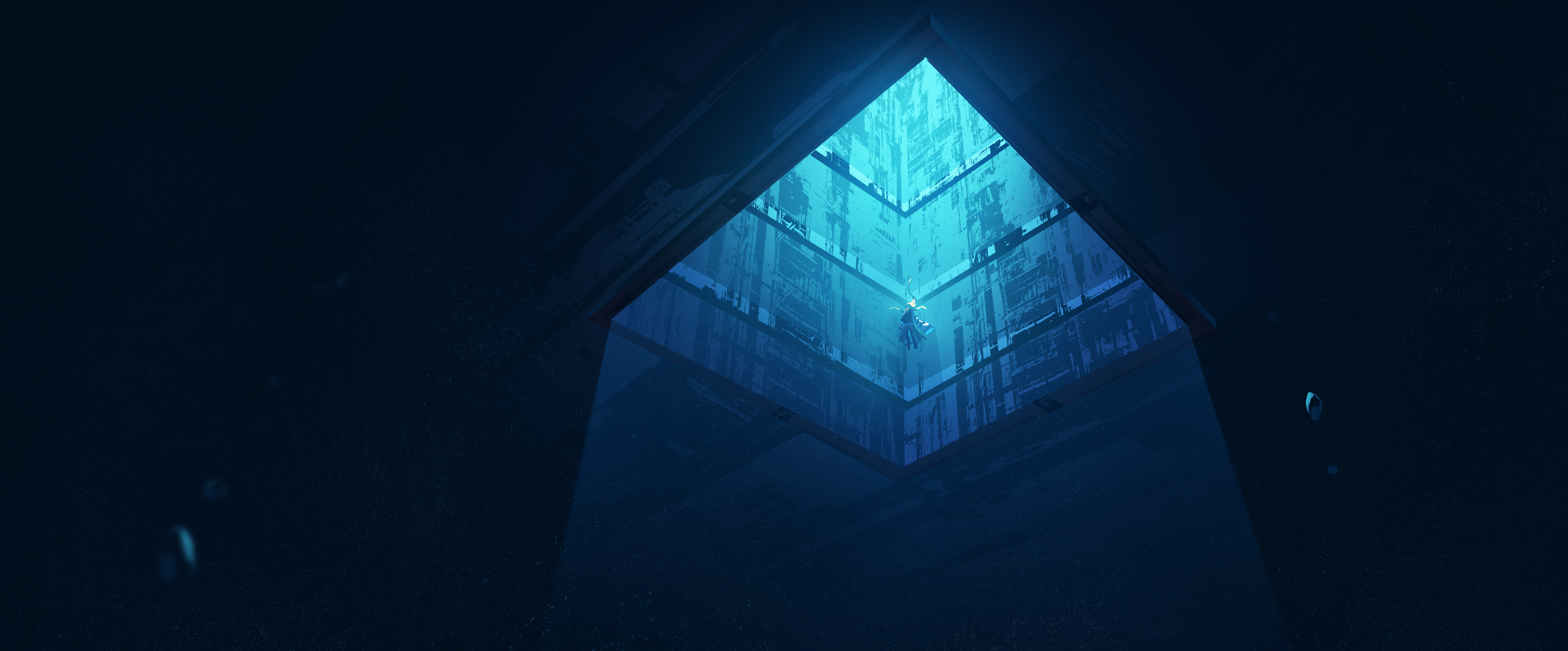 Free download Asteroid Artist AI Art Blue 4K Wallpaper, Wallpaper(s) website provided.