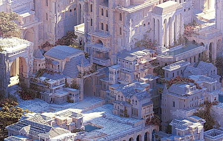 Free download AI Art Architecture City Sound House Old Building Architecture 4K Wallpaper, Wallpaper(s) website provided.