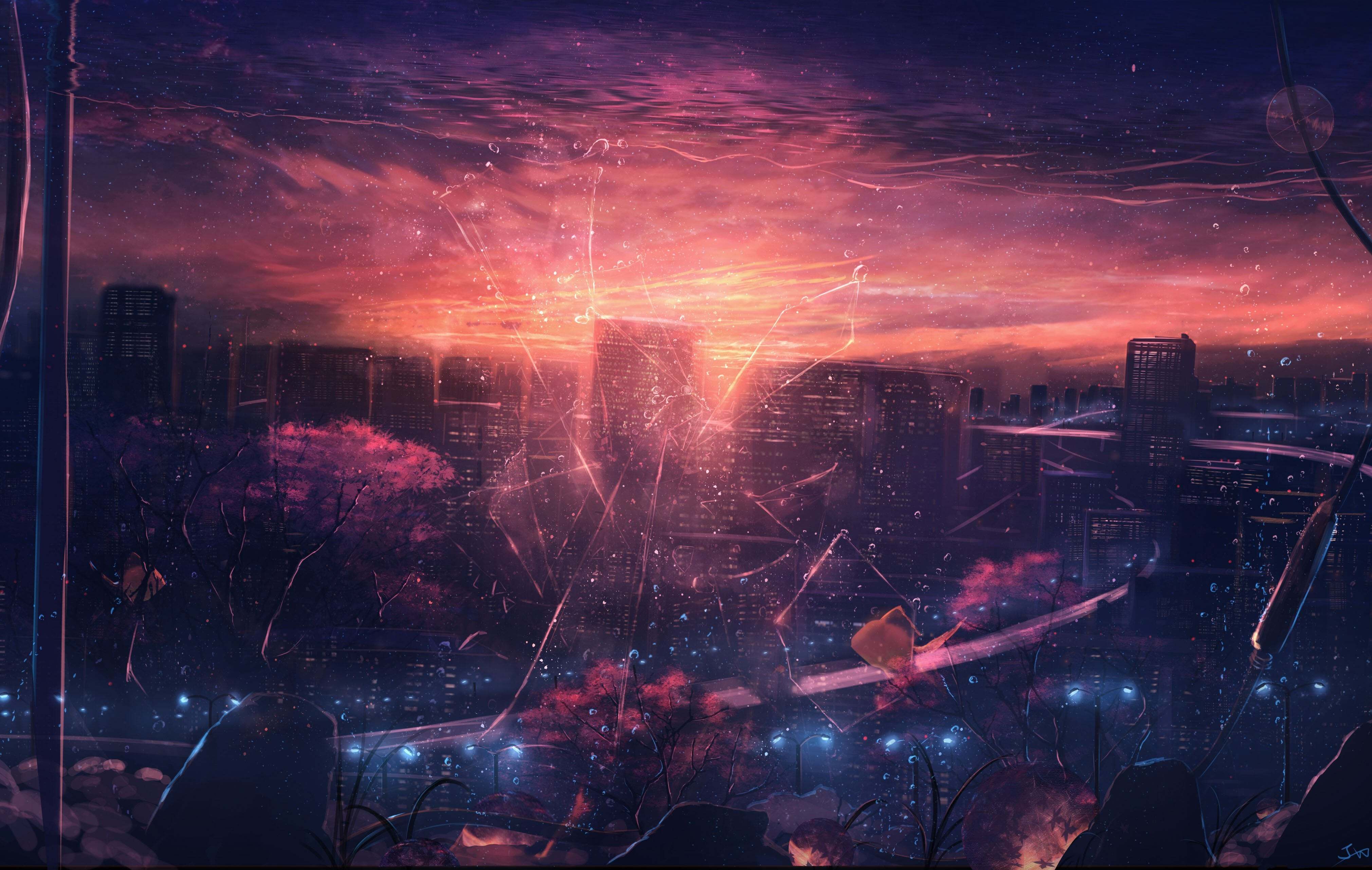 Free download AI Art City Landscape Cloud 4K Wallpaper, Wallpaper(s) website provided.