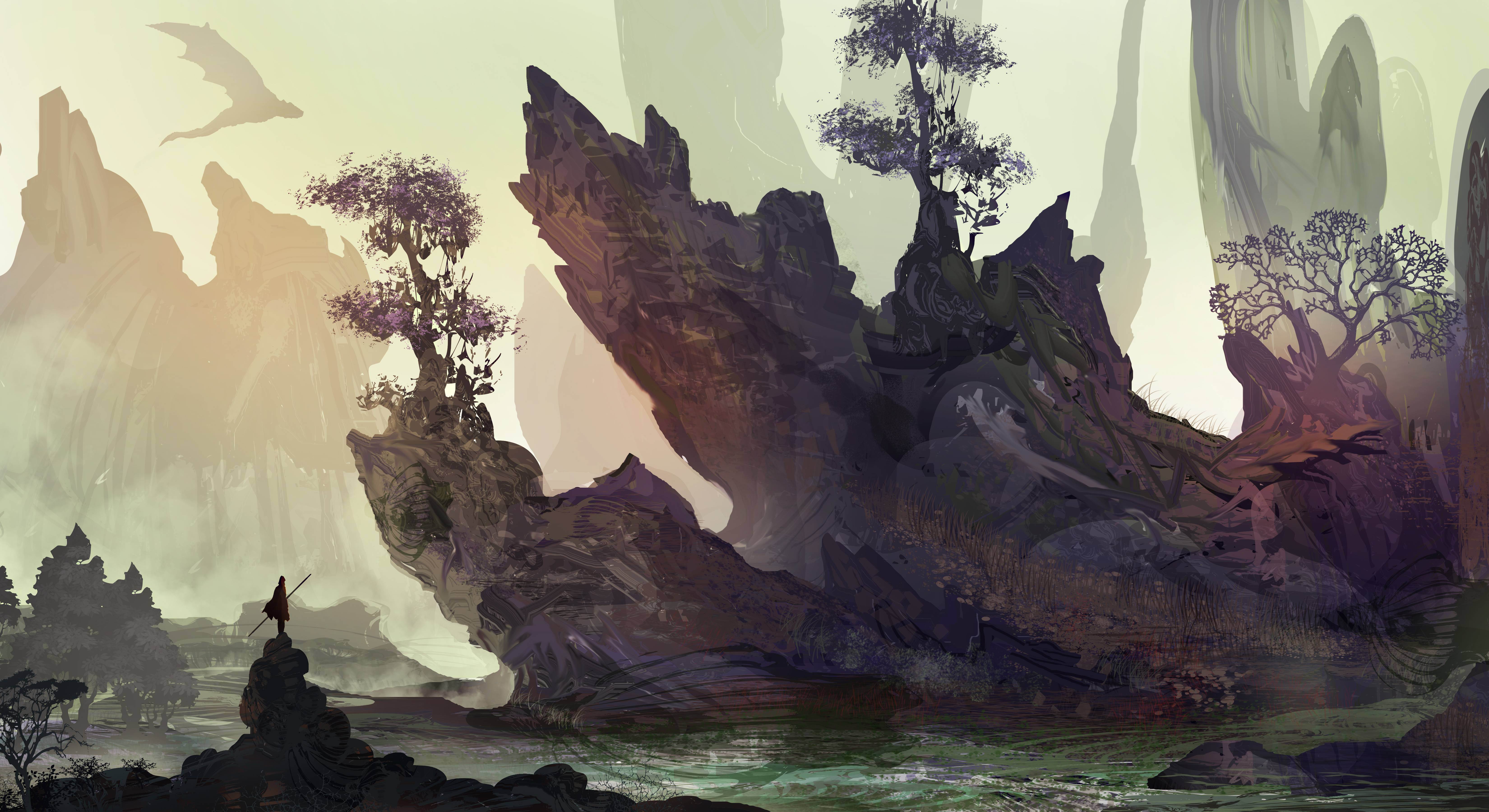 Free download Fantasy Art AI Art Dragon 4K Wallpaper, Wallpaper(s) website provided.