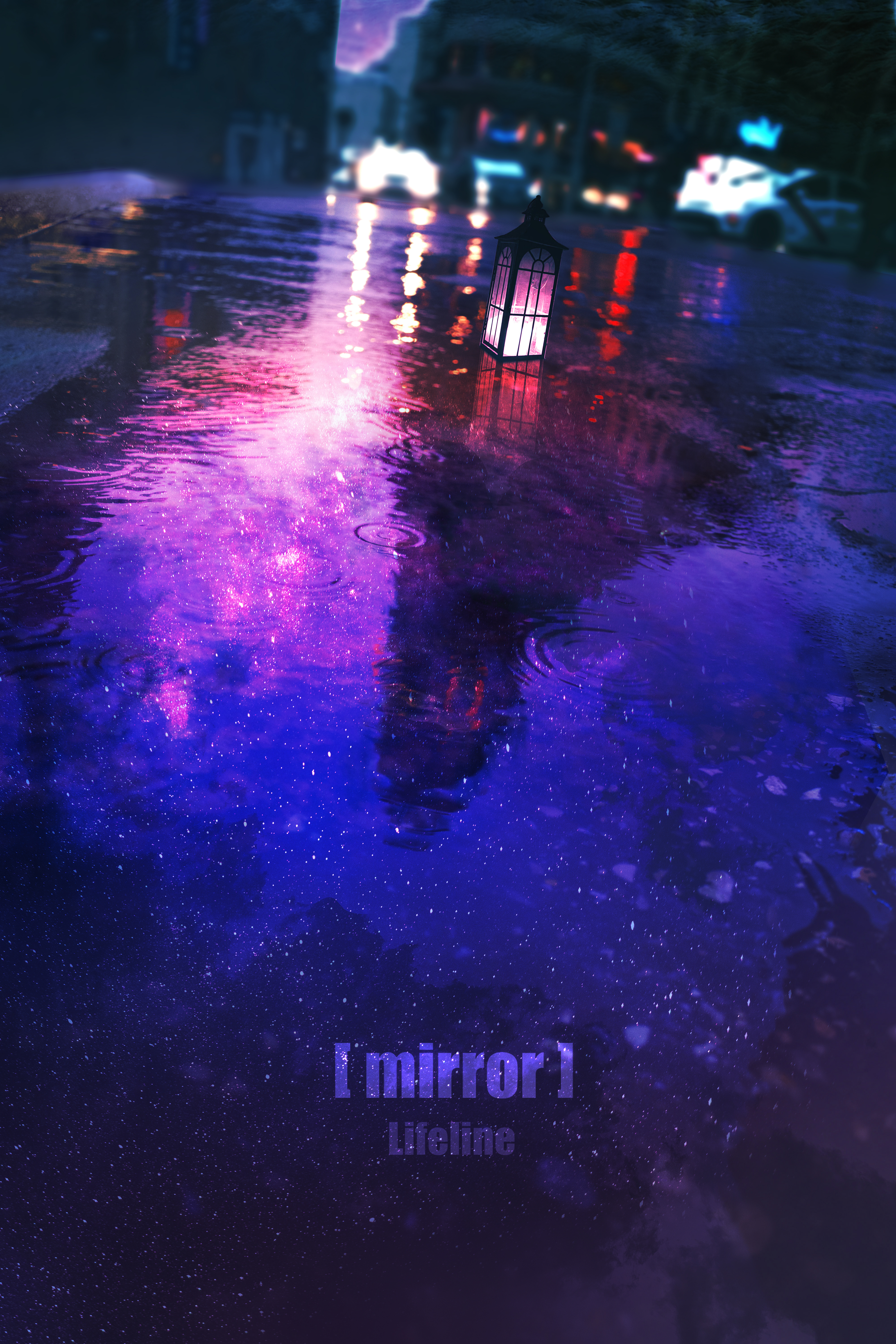 Free download Lifeline Lights Anime Lantern Street Mobile Wallpaper 4K Wallpaper, Wallpaper(s) website provided.