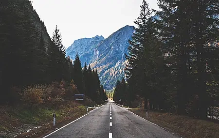 Free download Water Mountain Road Tree Asphalt Long Road Mobile Wallpaper 4K Wallpaper, Wallpaper & 7wallpaper