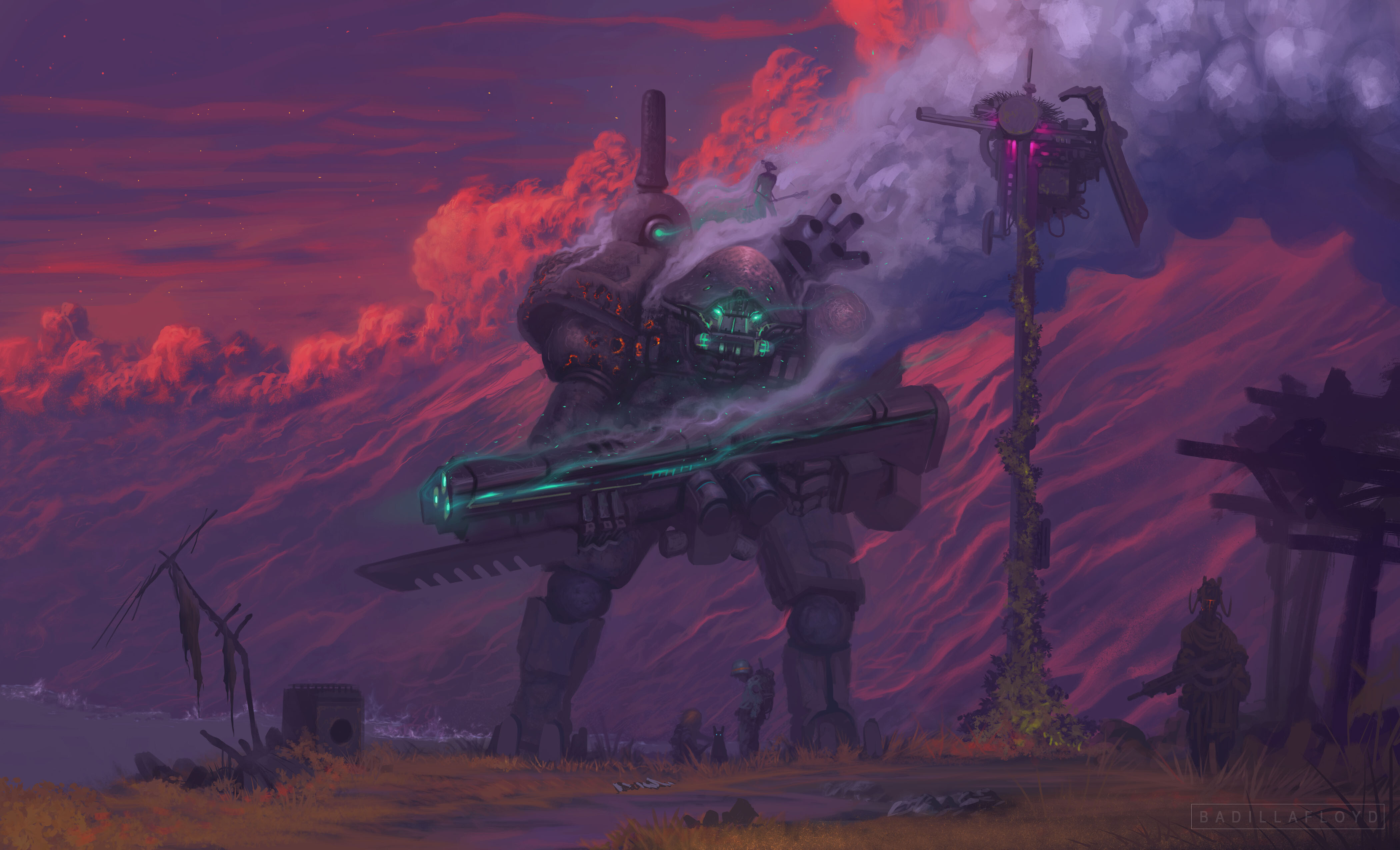 Free download AI Art Robot Futurism Science Fiction 4K Wallpaper, Wallpaper(s) website provided.