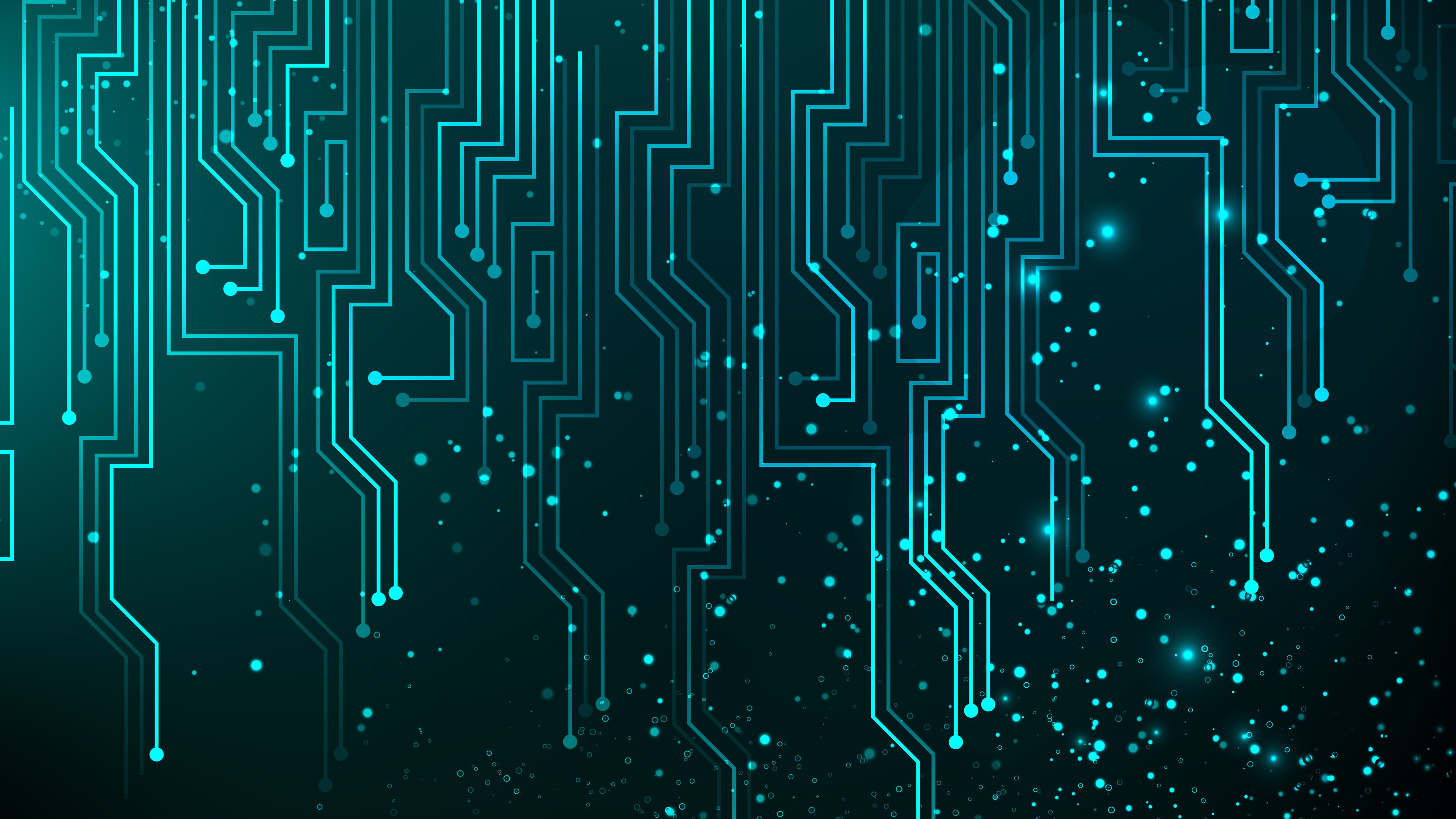 Free download Vector art AI art circuit electronics sapphire turquoise computer wallpaper 4K wallpaper, Wallpaper(s) website provided.