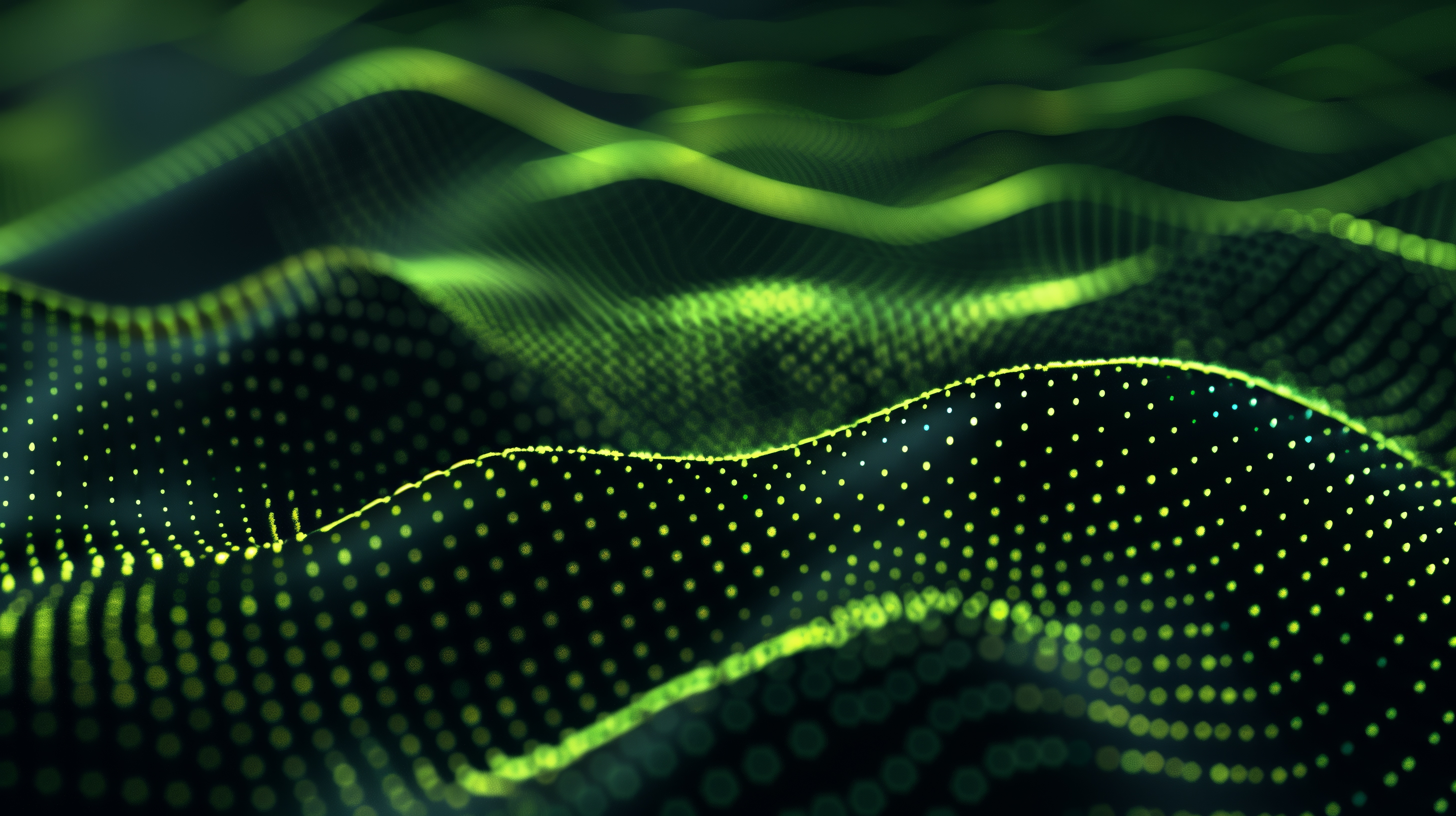 Free download Abstract green dot computer stickers 4K stickers, Wallpaper(s) website provided.