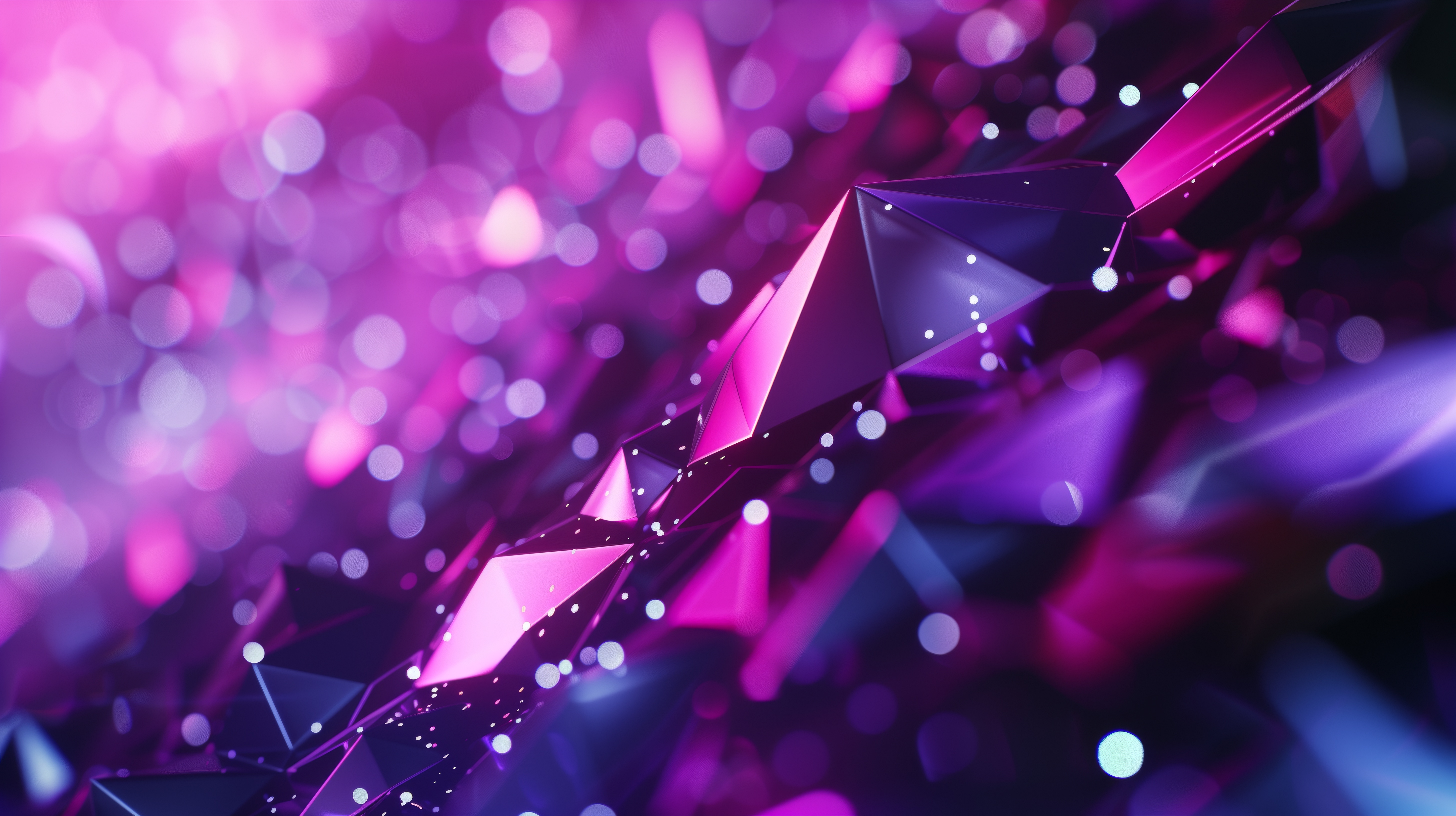 Free download Purple Pink Crystal Bokeh Computer Wallpaper 4K Wallpaper, Wallpaper(s) website provided.