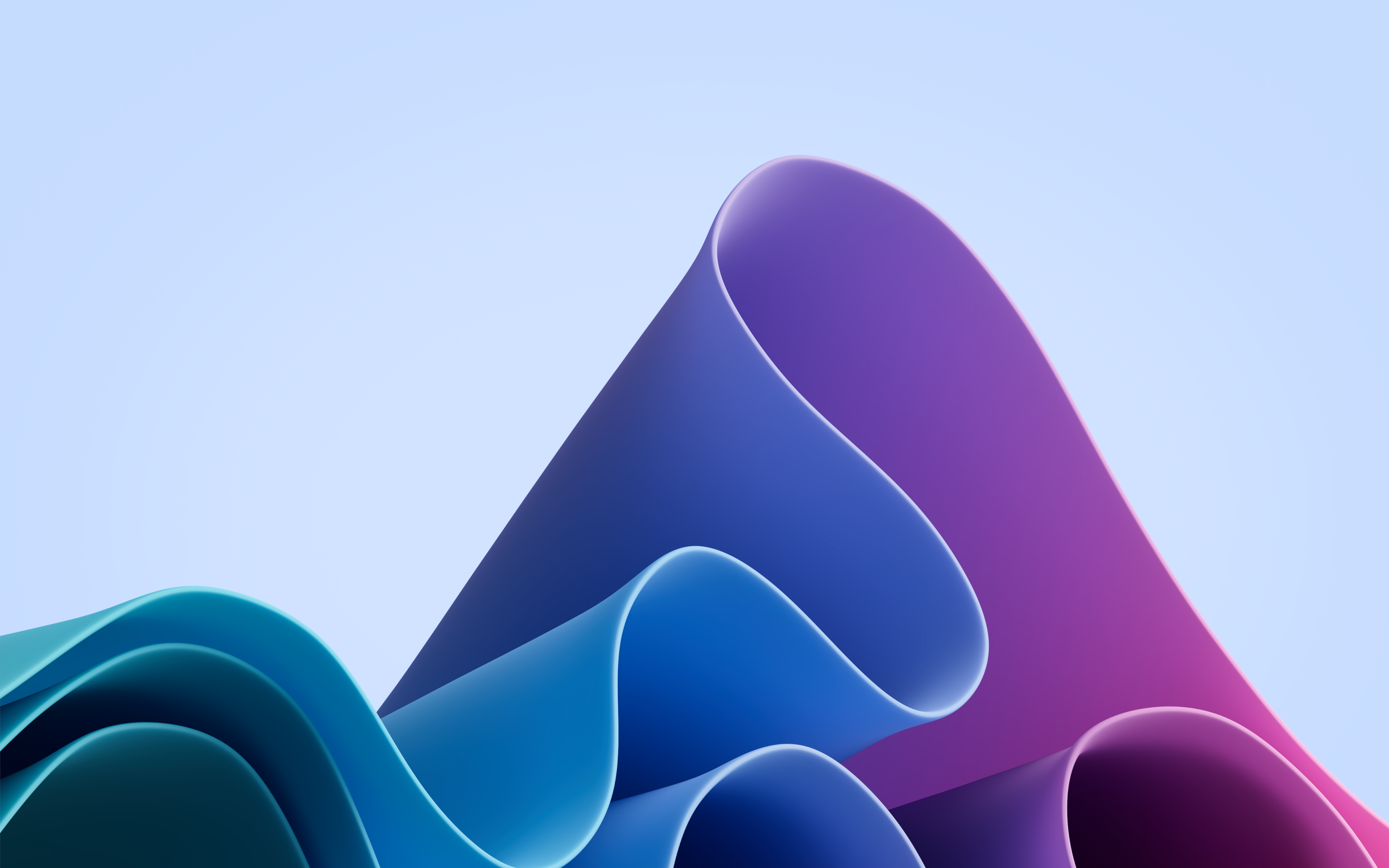 Free download Microsoft Windows AI Art Wave Color Minimalism Simple Background Computer Wallpaper 4K Wallpaper, Wallpaper(s) website provided.