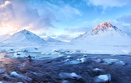 Free download Winter Nature Snow River 4K Wallpaper, Wallpaper & 7wallpaper