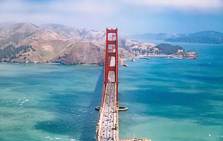 Free download Nature Landscape Bridge Golden Gate Bridge Ocean Suspension Bridge 4K Wallpaper, Wallpaper & 7wallpaper