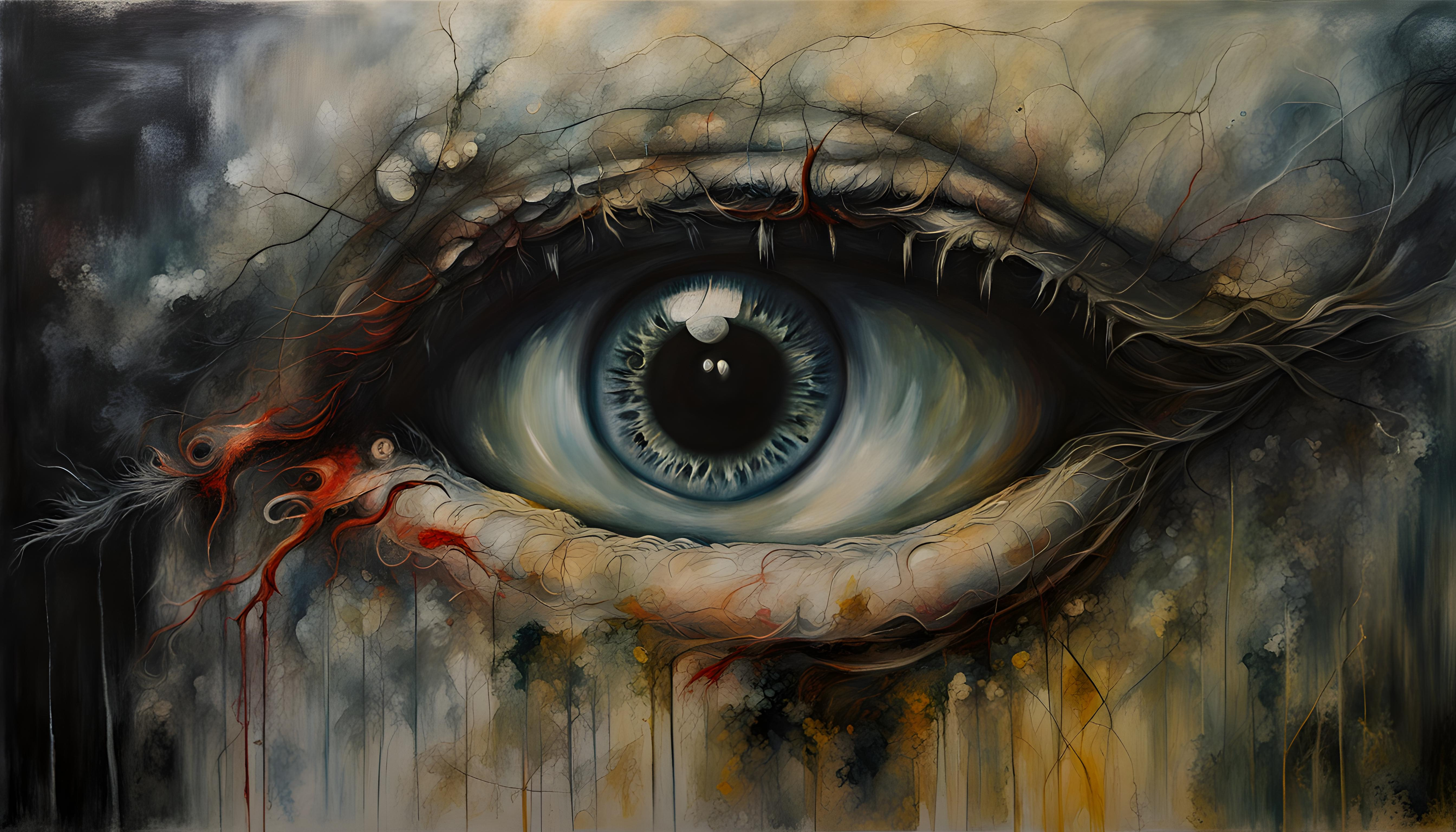Free download Eyeball Looking at the audience Artificial Intelligence Art Eyelashes Abstract Computer Wallpaper 4K Wallpaper, Wallpaper(s) website provided.