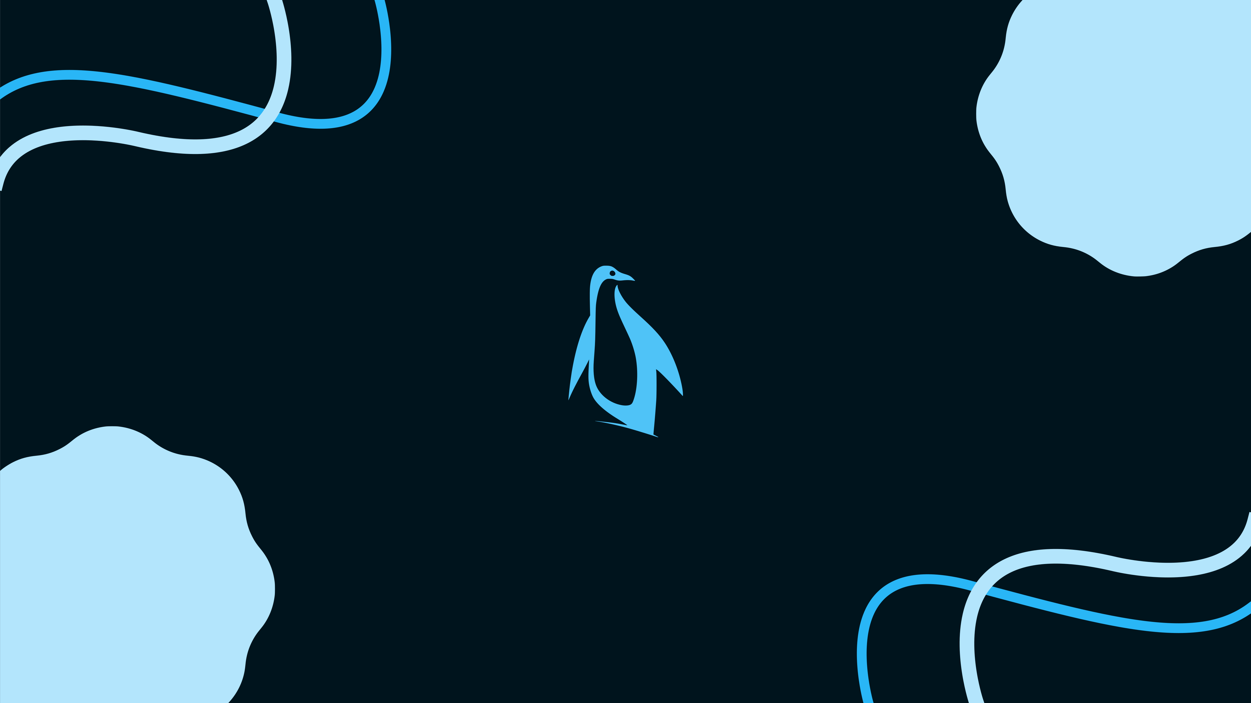 Free download Penguin Mascot Minimalism Digital Art Simple Background Computer Wallpaper 4K Wallpaper, Wallpaper(s) website provided.