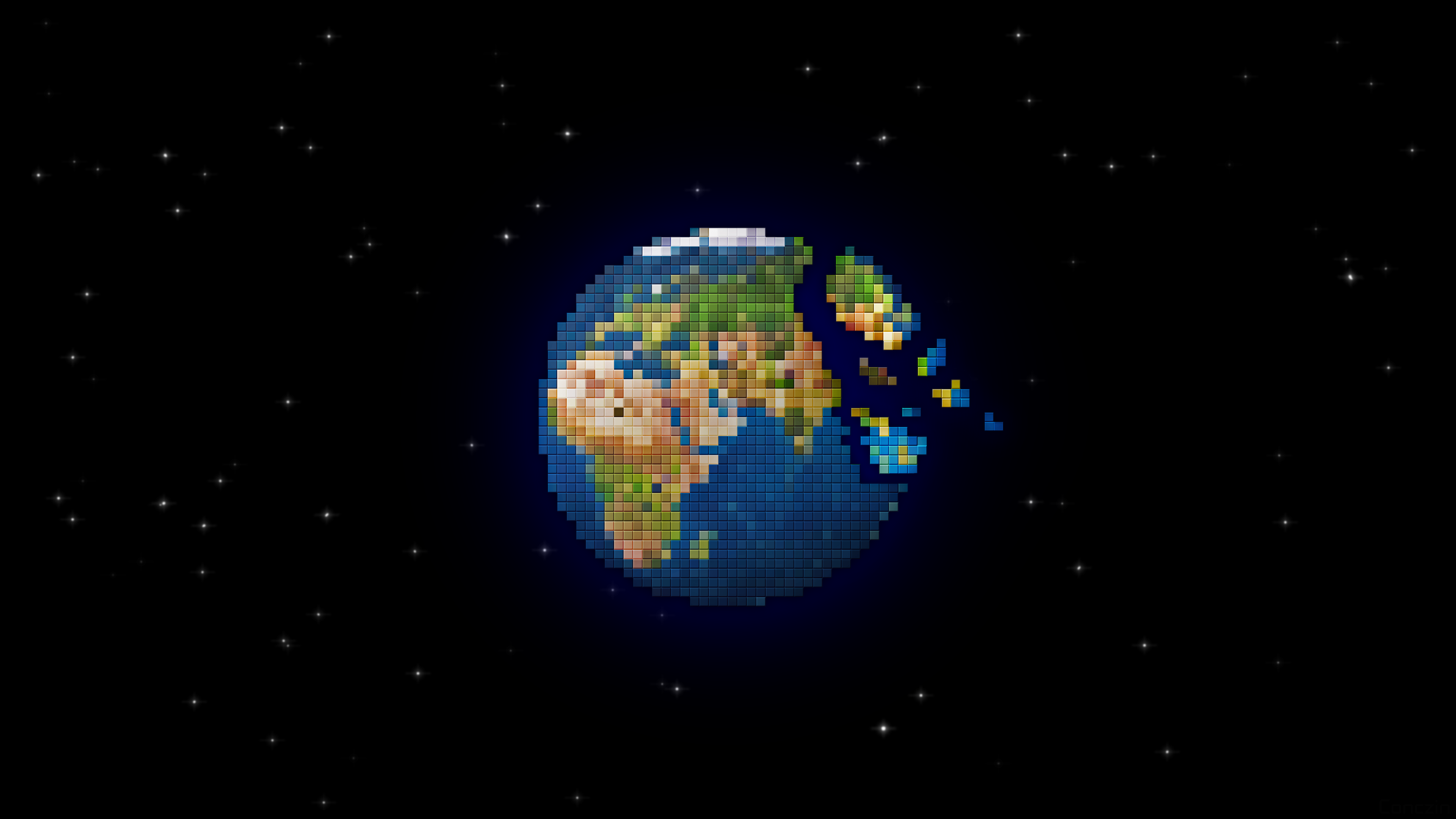 Free download Earth Planet Pixel Pixel Art Rotate Simple Background Square Minimalism Computer Wallpaper 4K Wallpaper, Wallpaper(s) website provided.
