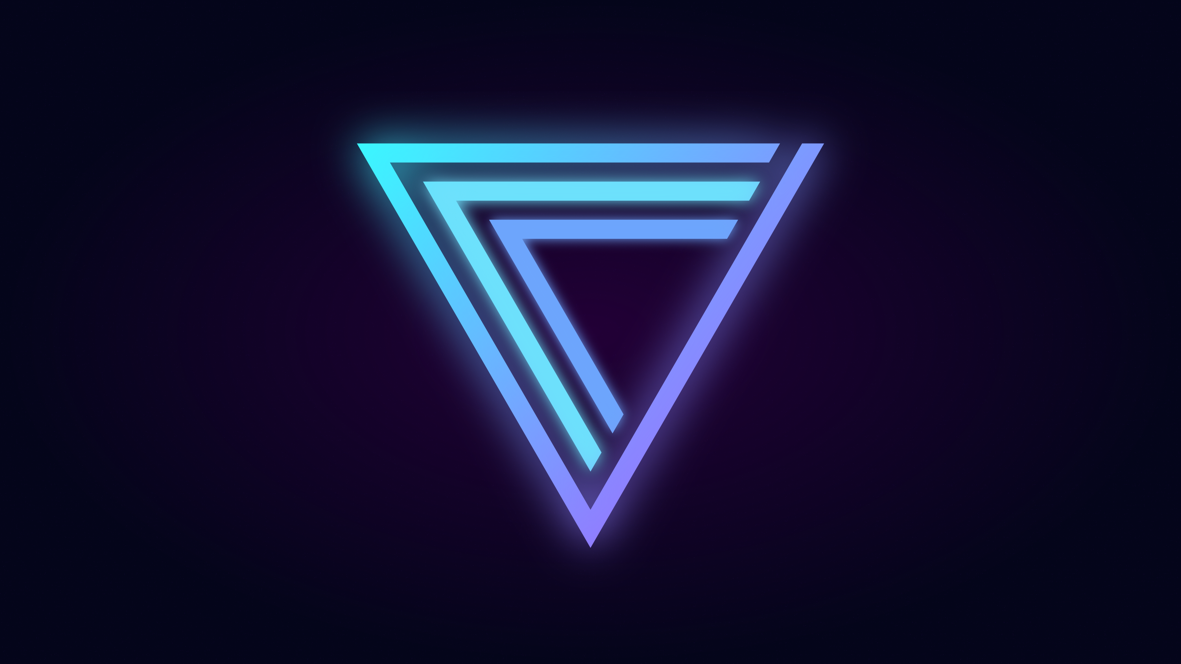Free download Vector AI Art Triangle Glowing Graphic Design Minimalism Blue Computer Wallpaper 4K Wallpaper, Wallpaper(s) website provided.