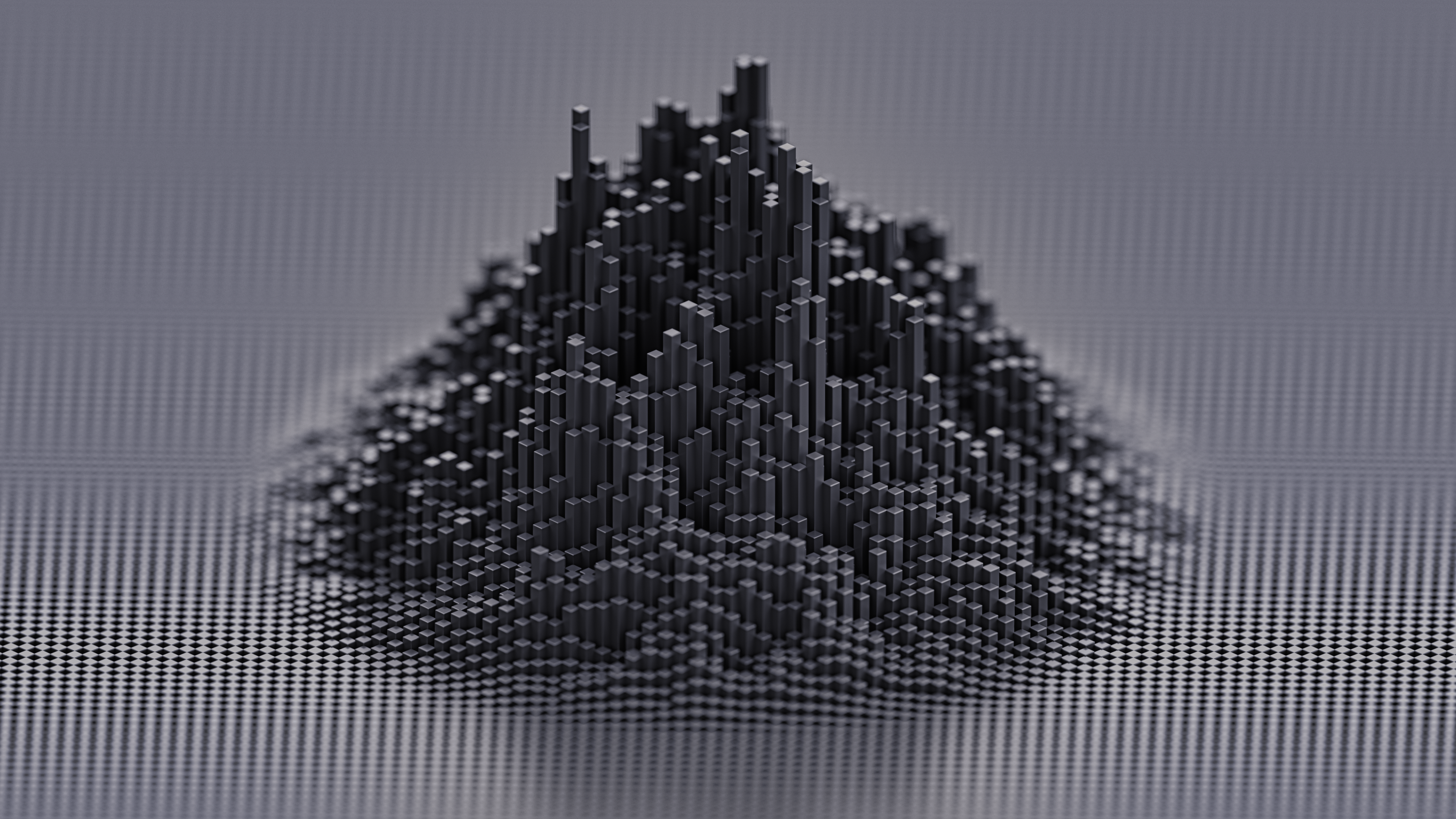 Free download Abstract Landscape AI Art Dark Gray Computer Wallpaper 4K Wallpaper, Wallpaper(s) website provided.