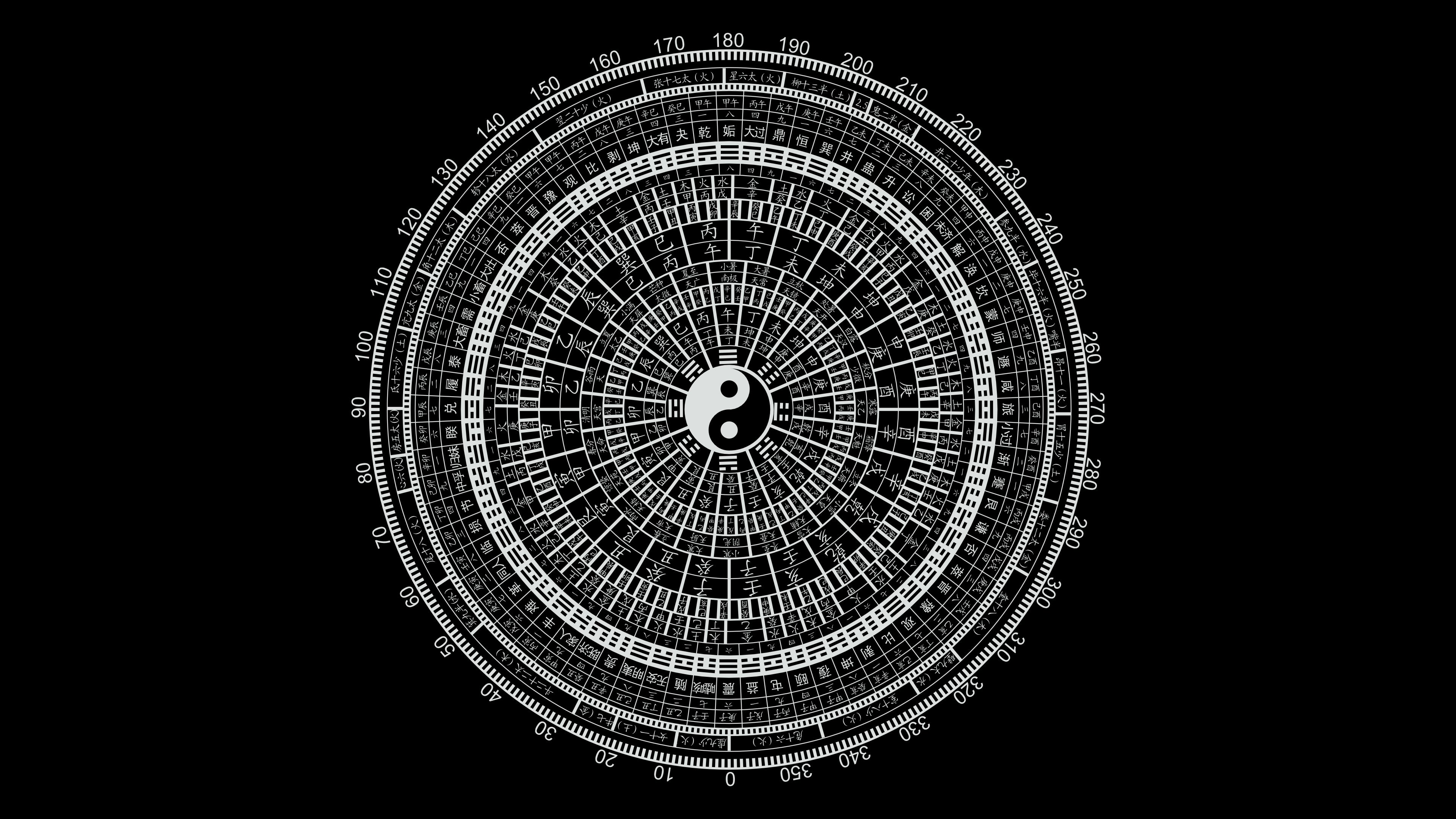 Free download Tai Chi Simple Background Black Background Chinese Yin and Yang Computer Wallpaper 4K Wallpaper, Wallpaper(s) website provided.