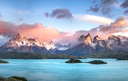 Free download Photography Landscape Lake Mountains Clouds Nature Environment Water Sunshine Computer Wallpaper 8K Wallpaper, Wallpaper & 7wallpaper